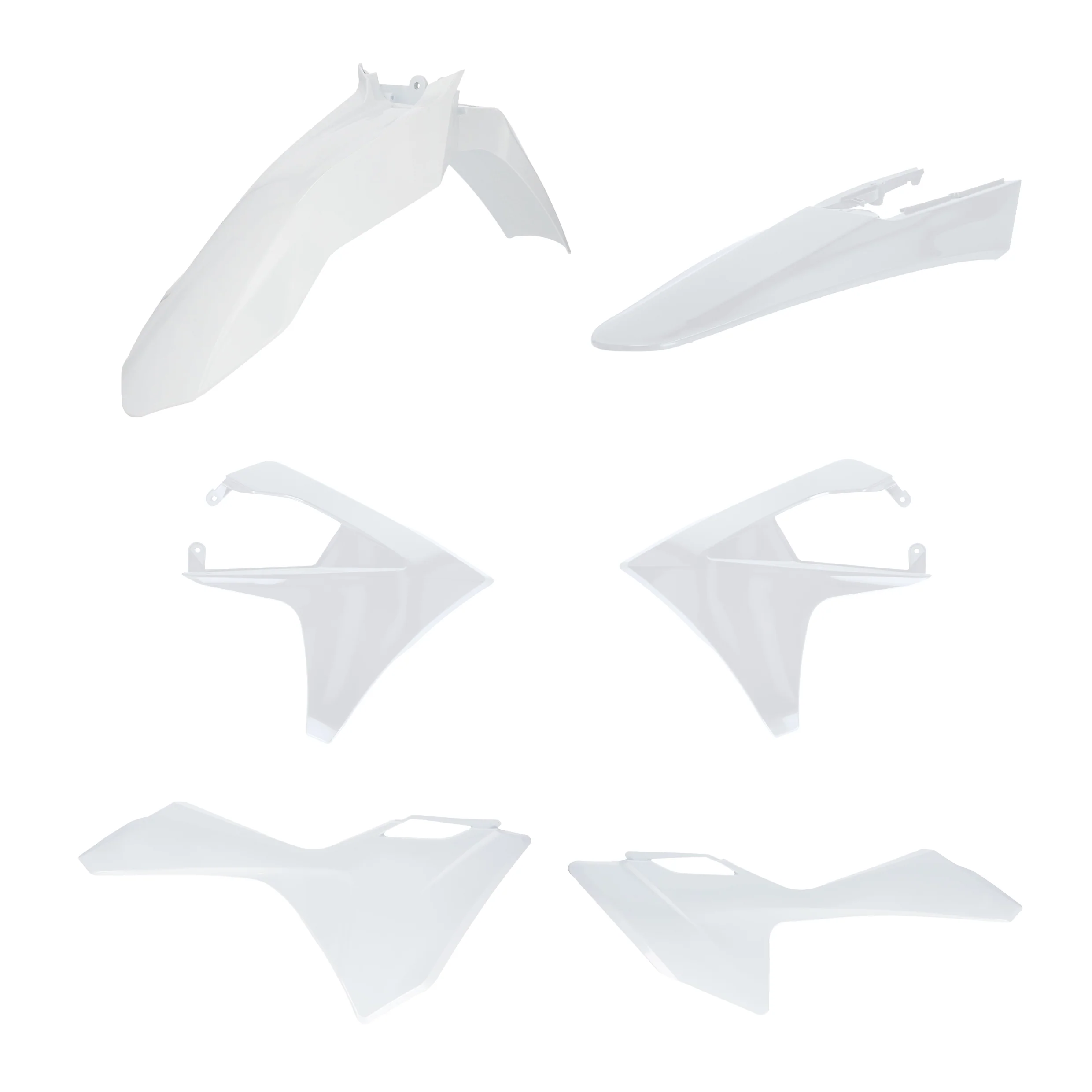 Acerbis Gas Gas Plastic Kit EC ECF - White - Image 4