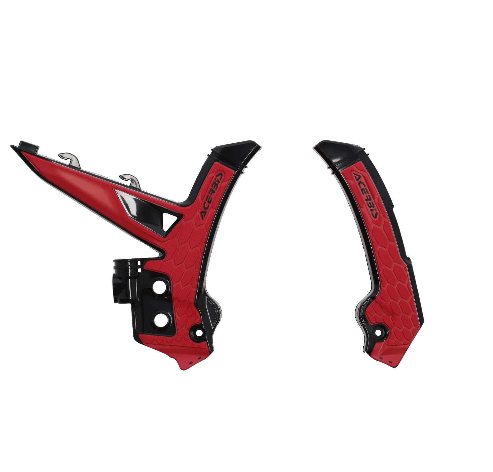 Acerbis Gas Gas X-Grip Frame Guards - Black Red