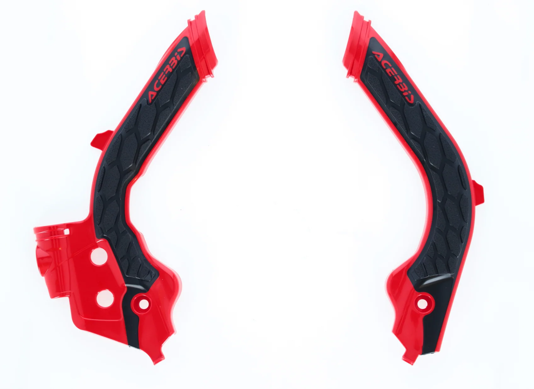 Acerbis Gas Gas X-Grip Frame Guards - Red Black