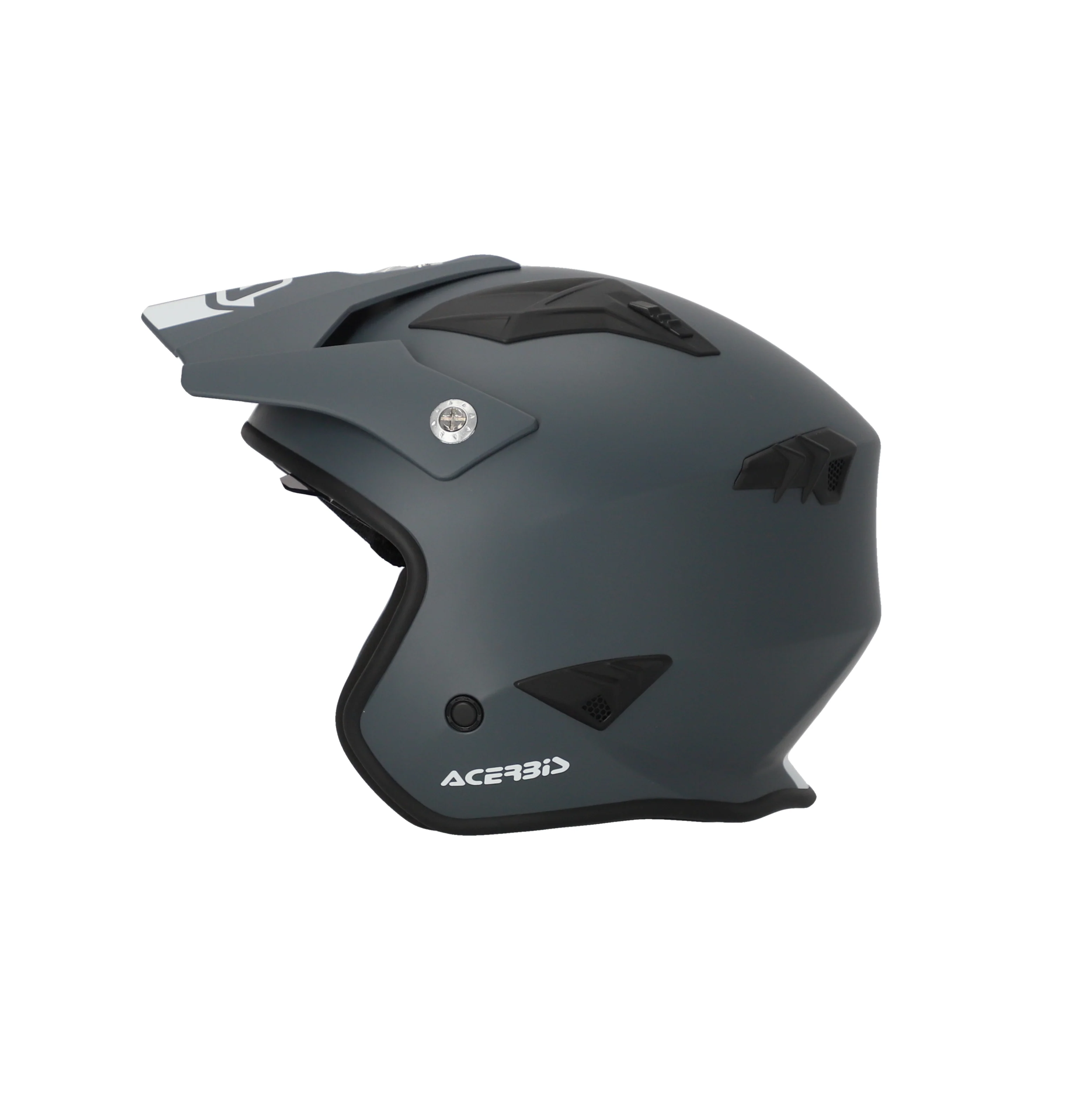 Acerbis Jet Aria Trials Helmet Grey - Image 6