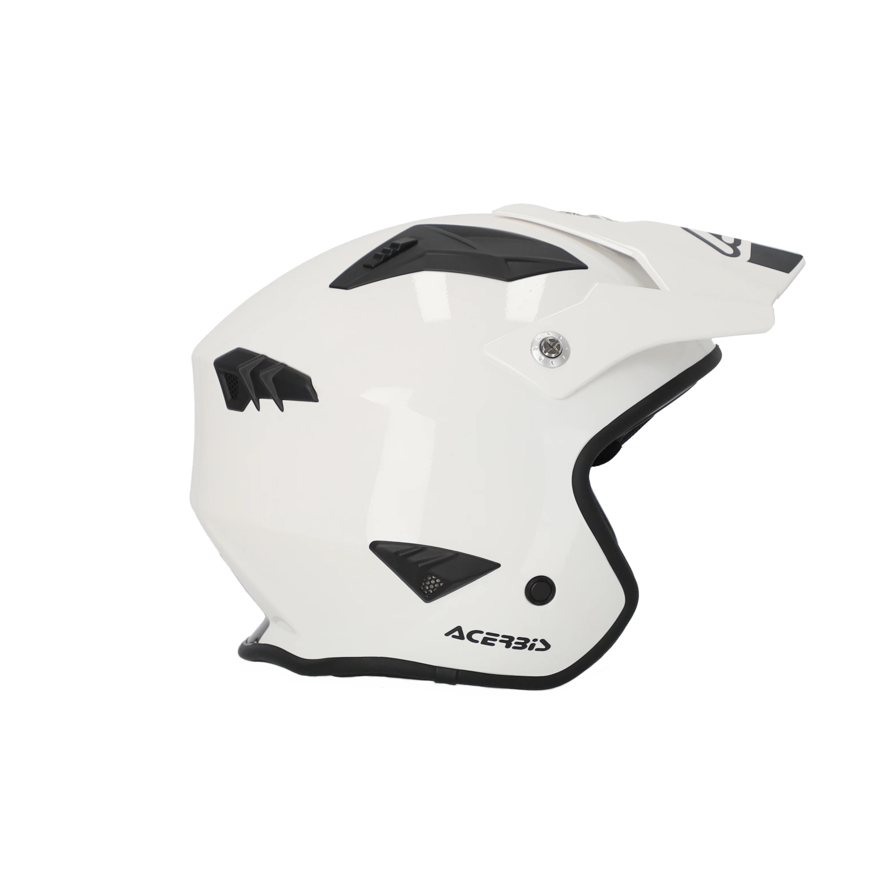Acerbis Jet Aria Trials Helmet White - Image 4