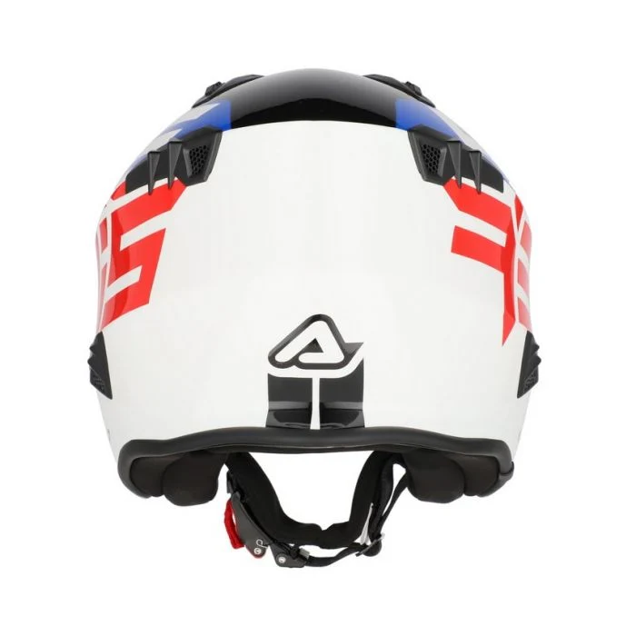 Acerbis Jet Aria Trials Helmet Bianco Blu Rosso - Image 5