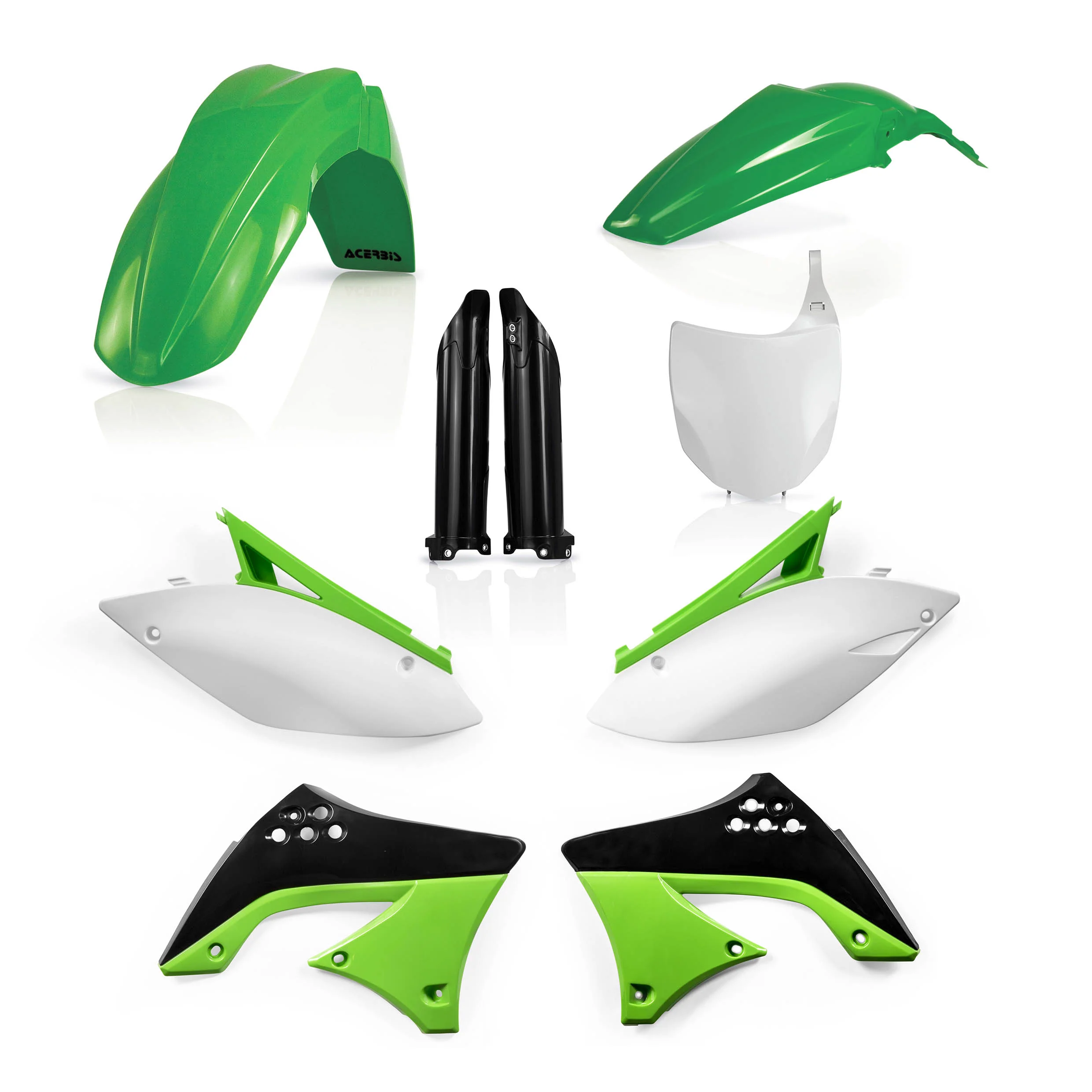 Acerbis Kawasaki Plastic Kit KX KXF - OEM - Image 11