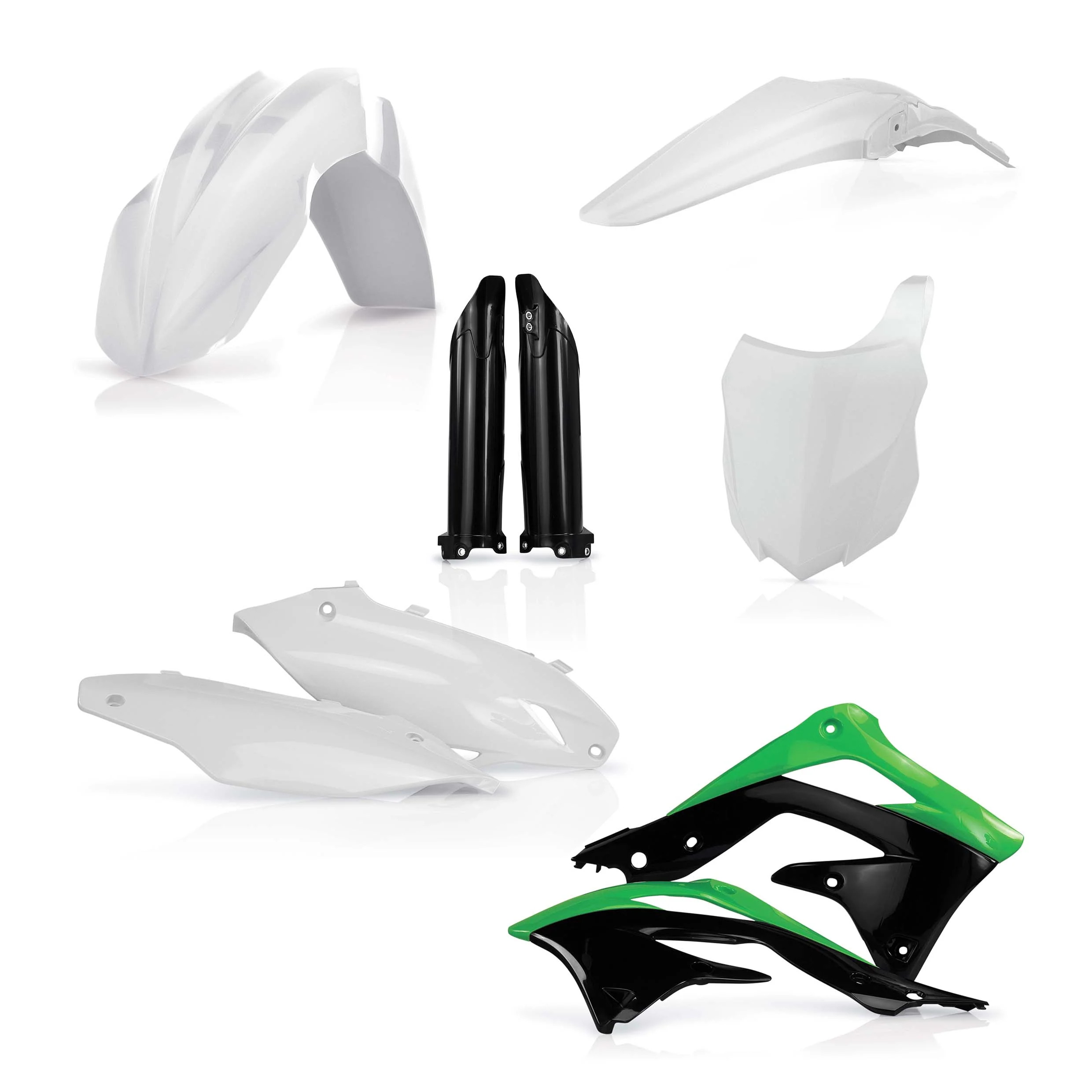 Acerbis Kawasaki Plastic Kit KX KXF - OEM - Image 12