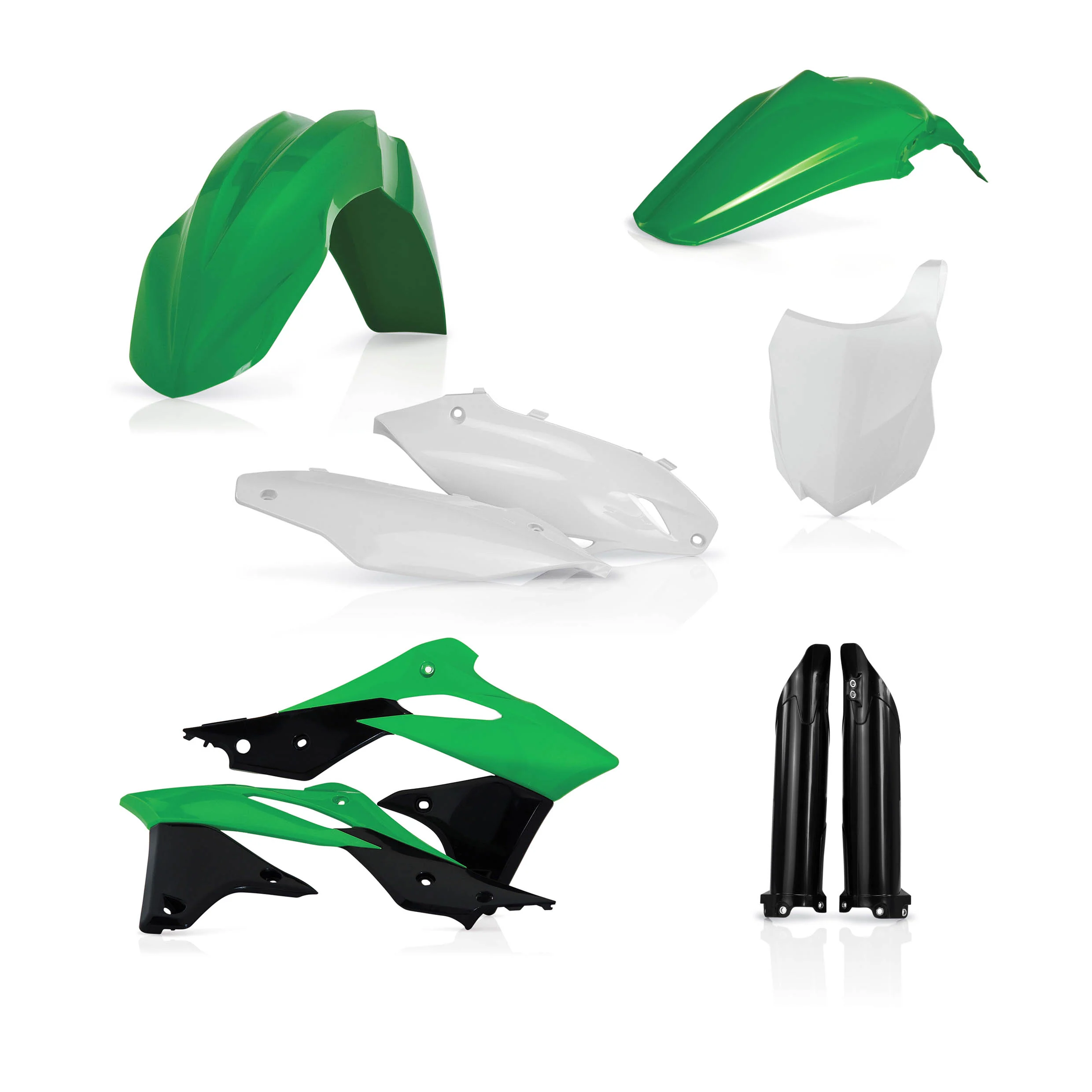 Acerbis Kawasaki Plastic Kit KX KXF - OEM - Image 17