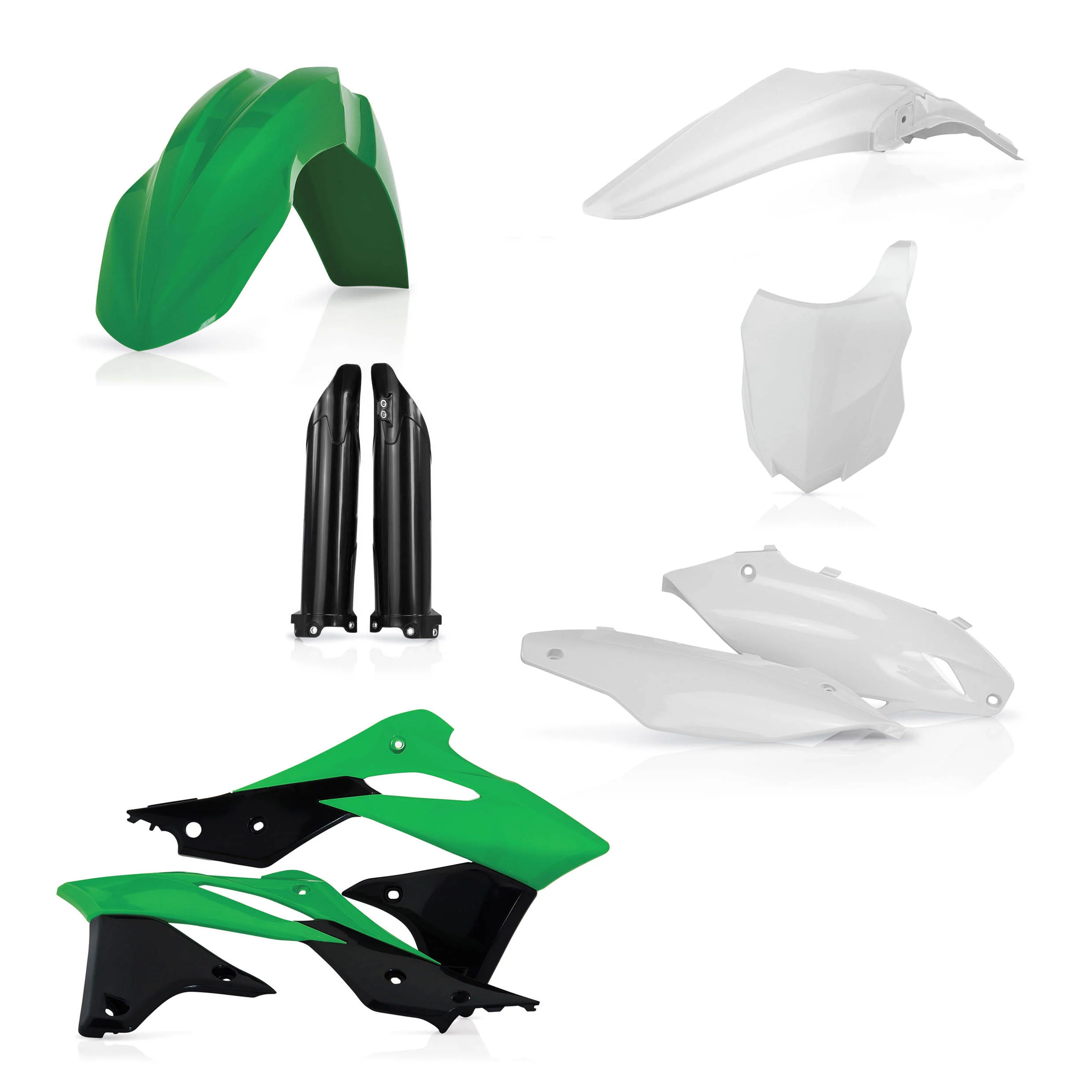 Acerbis Kawasaki Plastic Kit KX KXF - OEM - Image 18
