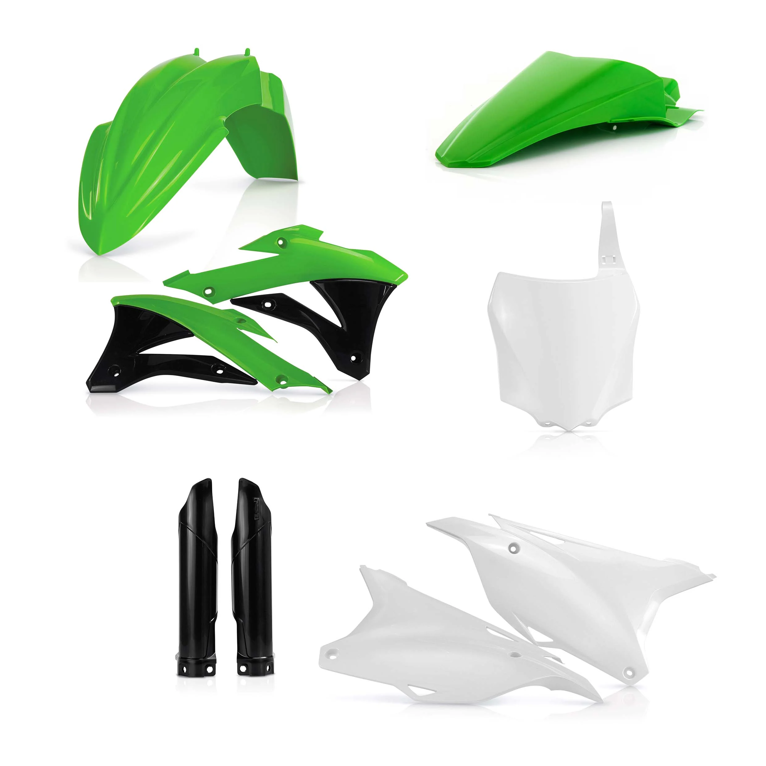 Acerbis Kawasaki Plastic Kit KX KXF - OEM - Image 6
