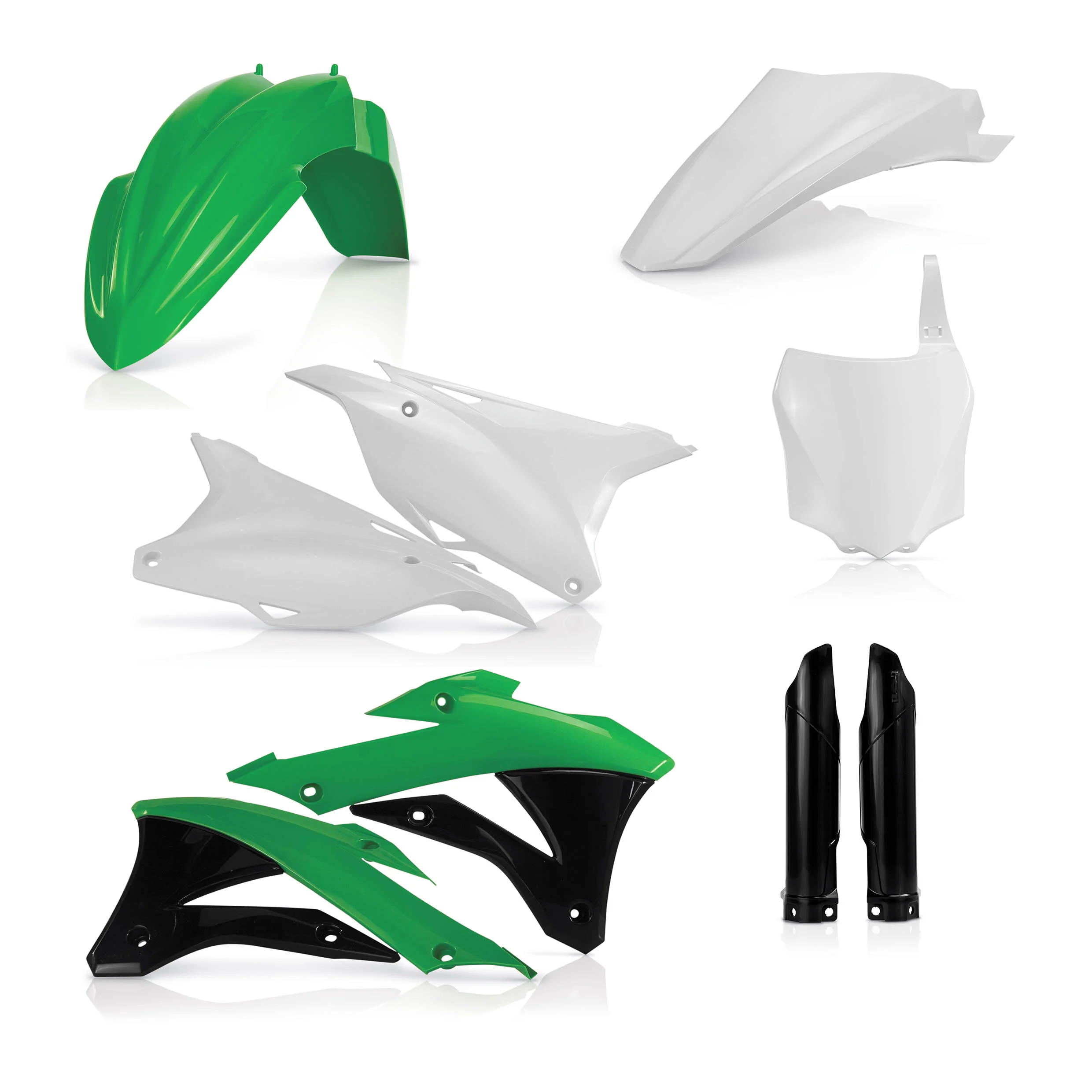 Acerbis Kawasaki Plastic Kit KX KXF - OEM - Image 7