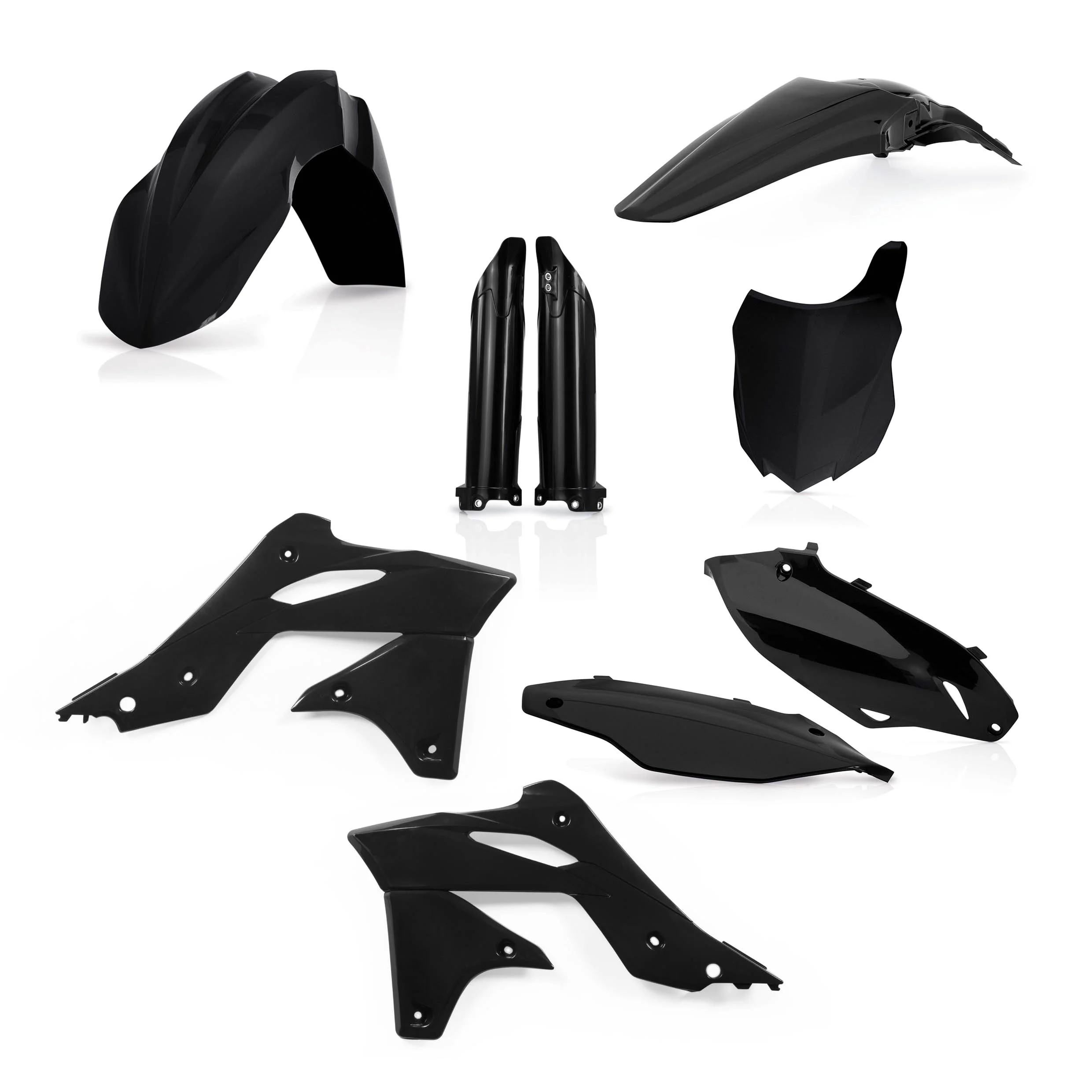 Acerbis Kawasaki Plastic Kit KX KXF - Black - Image 10