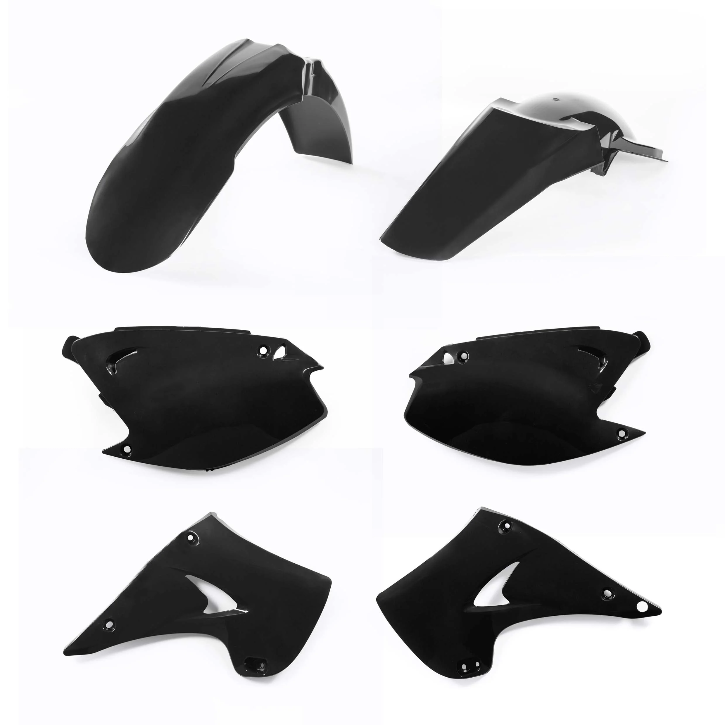 Acerbis Kawasaki Plastic Kit KX KXF - Black - Image 7