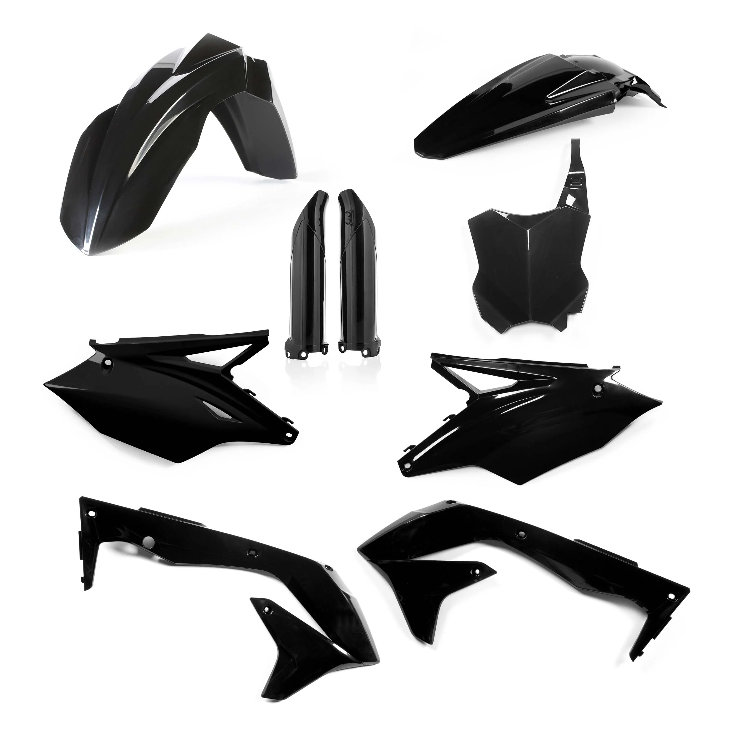 Acerbis Kawasaki Plastic Kit KX KXF - Black - Image 9