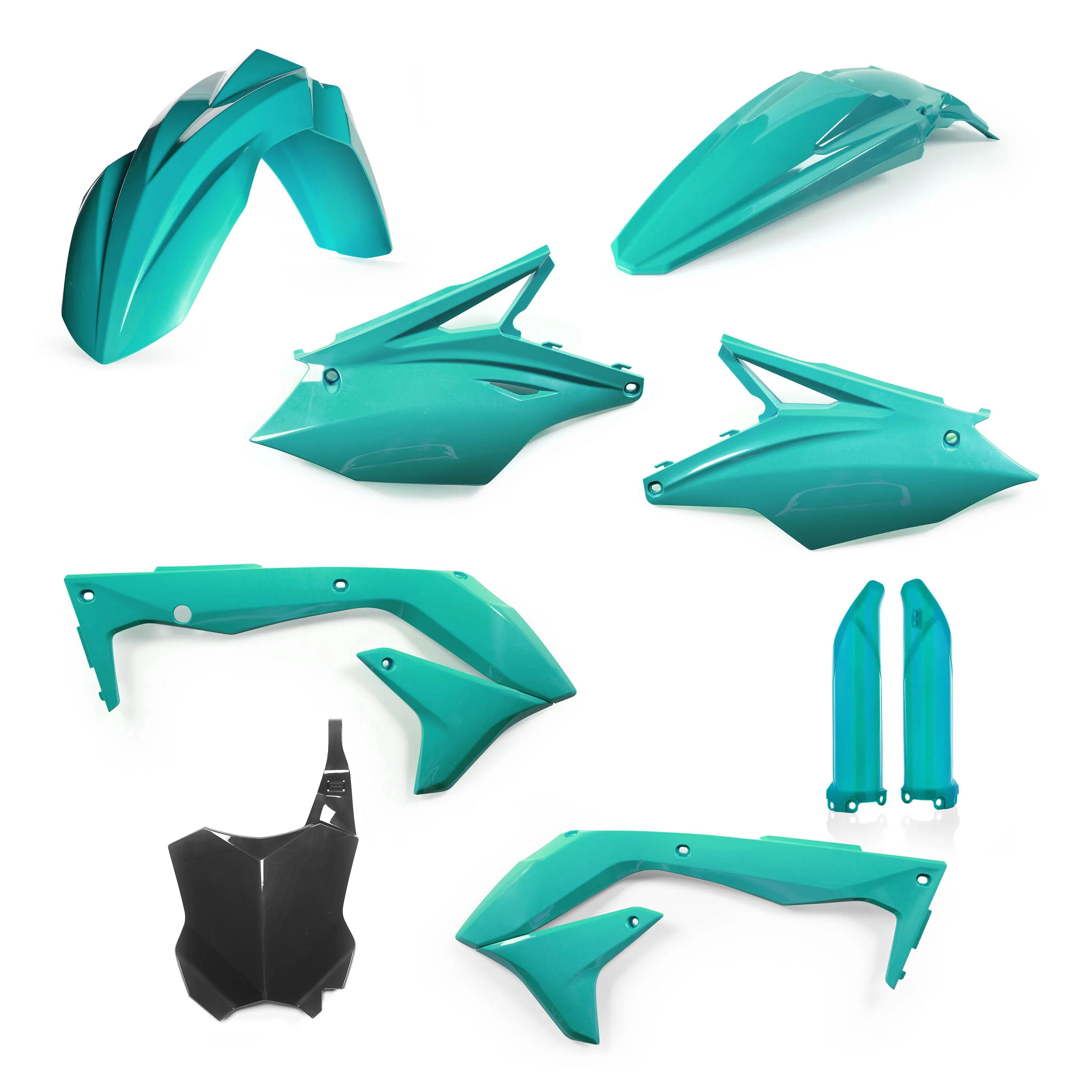 Acerbis Kawasaki Plastic Kit KX KXF - Light Blue - Image 3