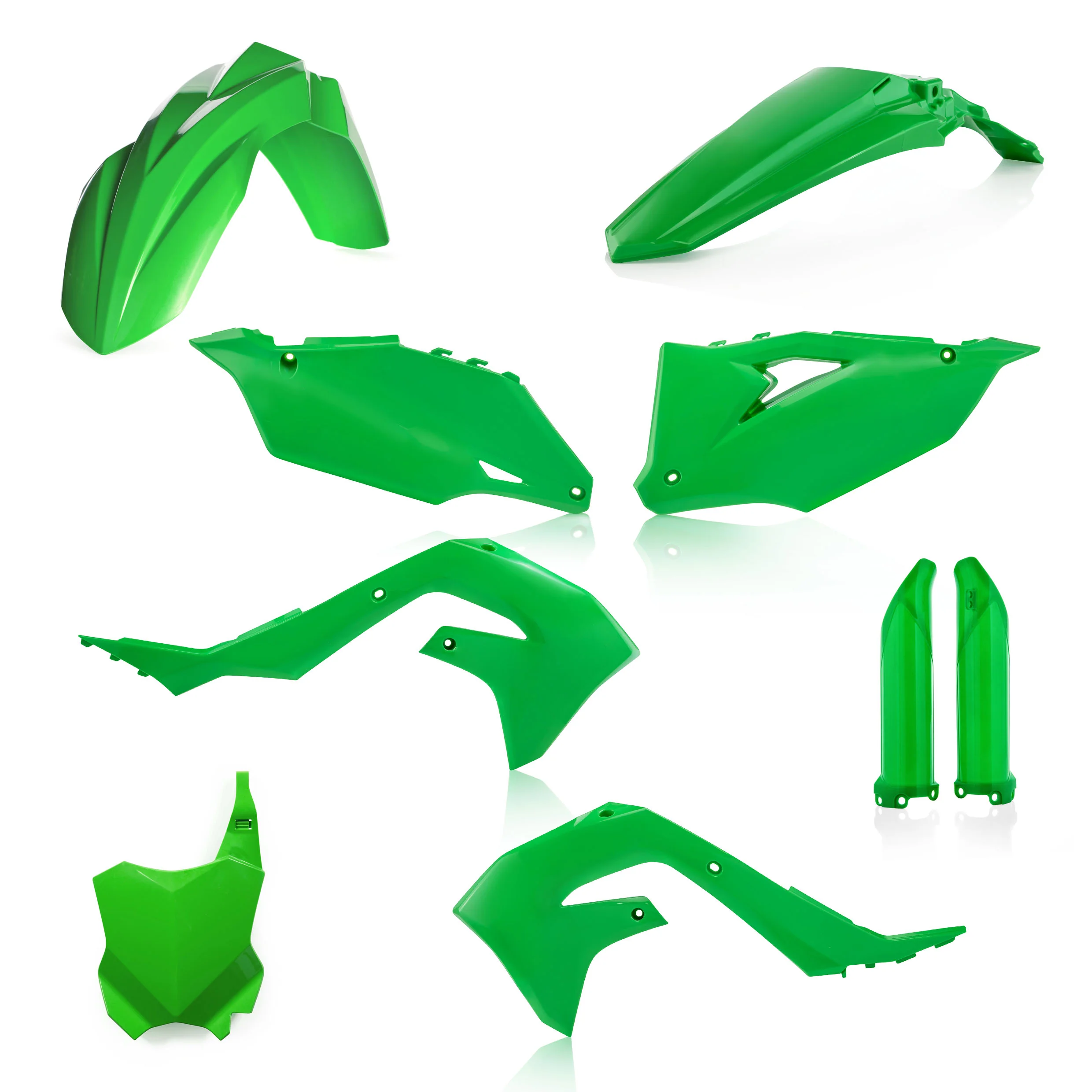 Acerbis Kawasaki Plastic Kit KX KXF - Green - Image 10