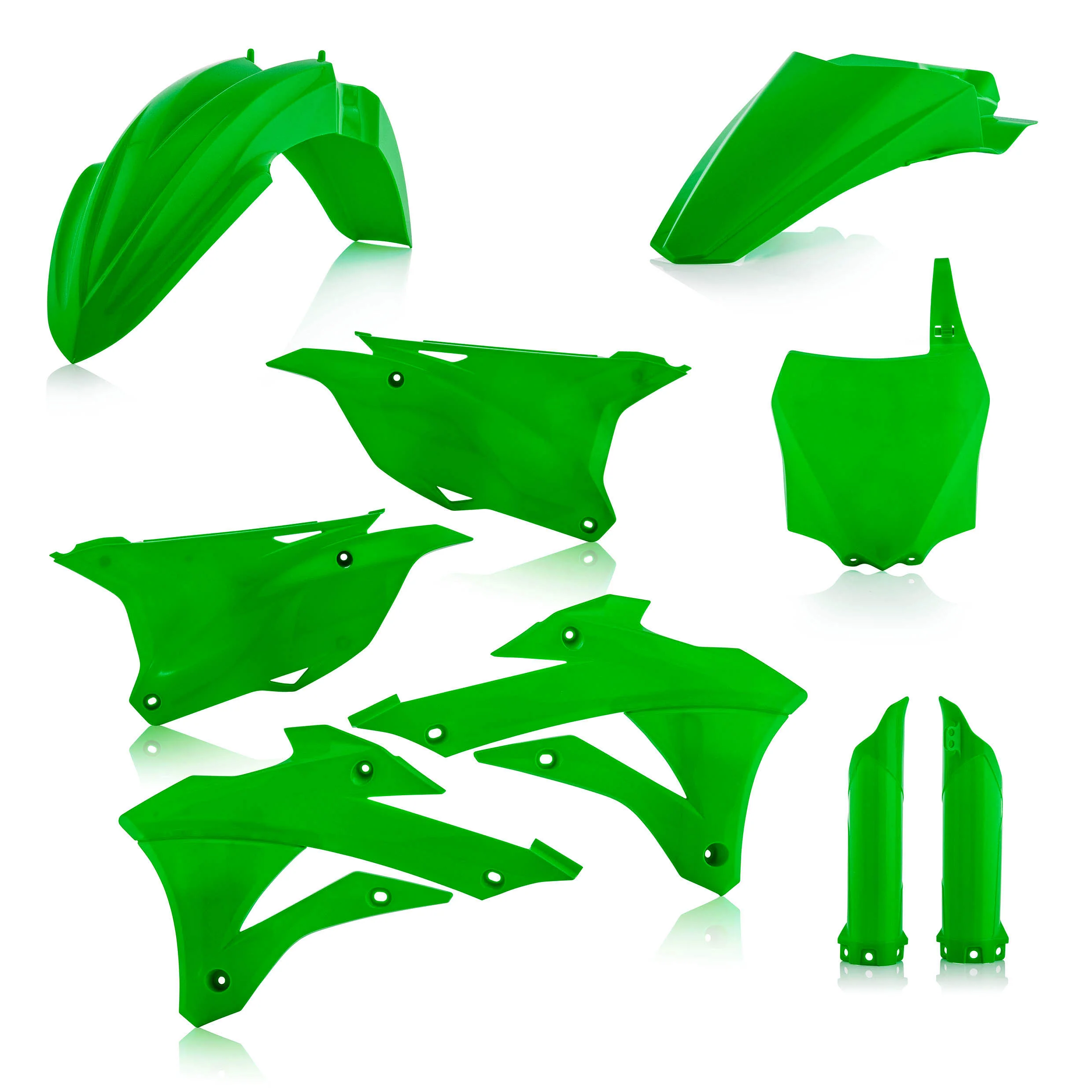 Acerbis Kawasaki Plastic Kit KX KXF - Green - Image 3