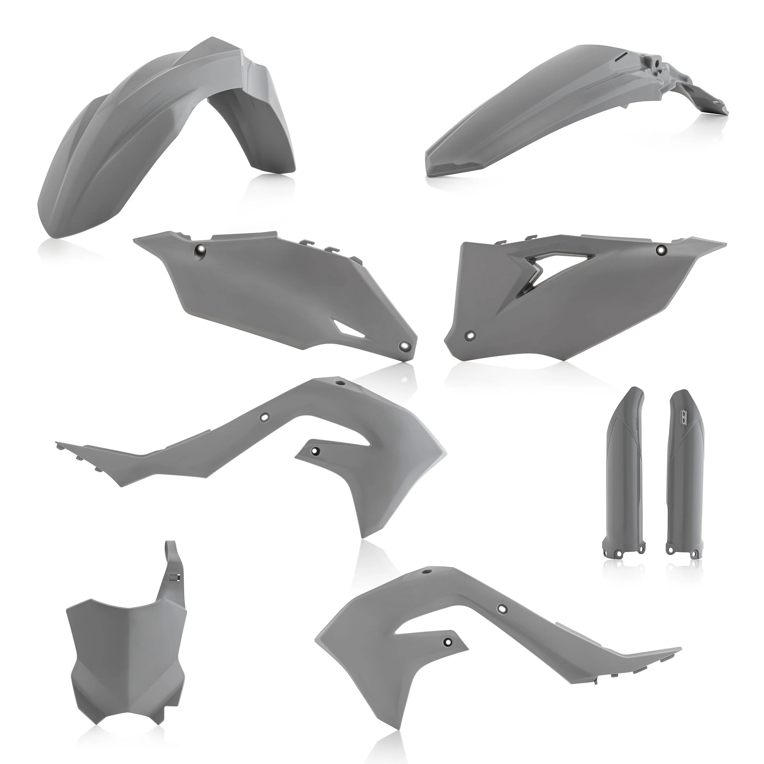 Acerbis Kawasaki Plastic Kit KX KXF - Grey - Image 3