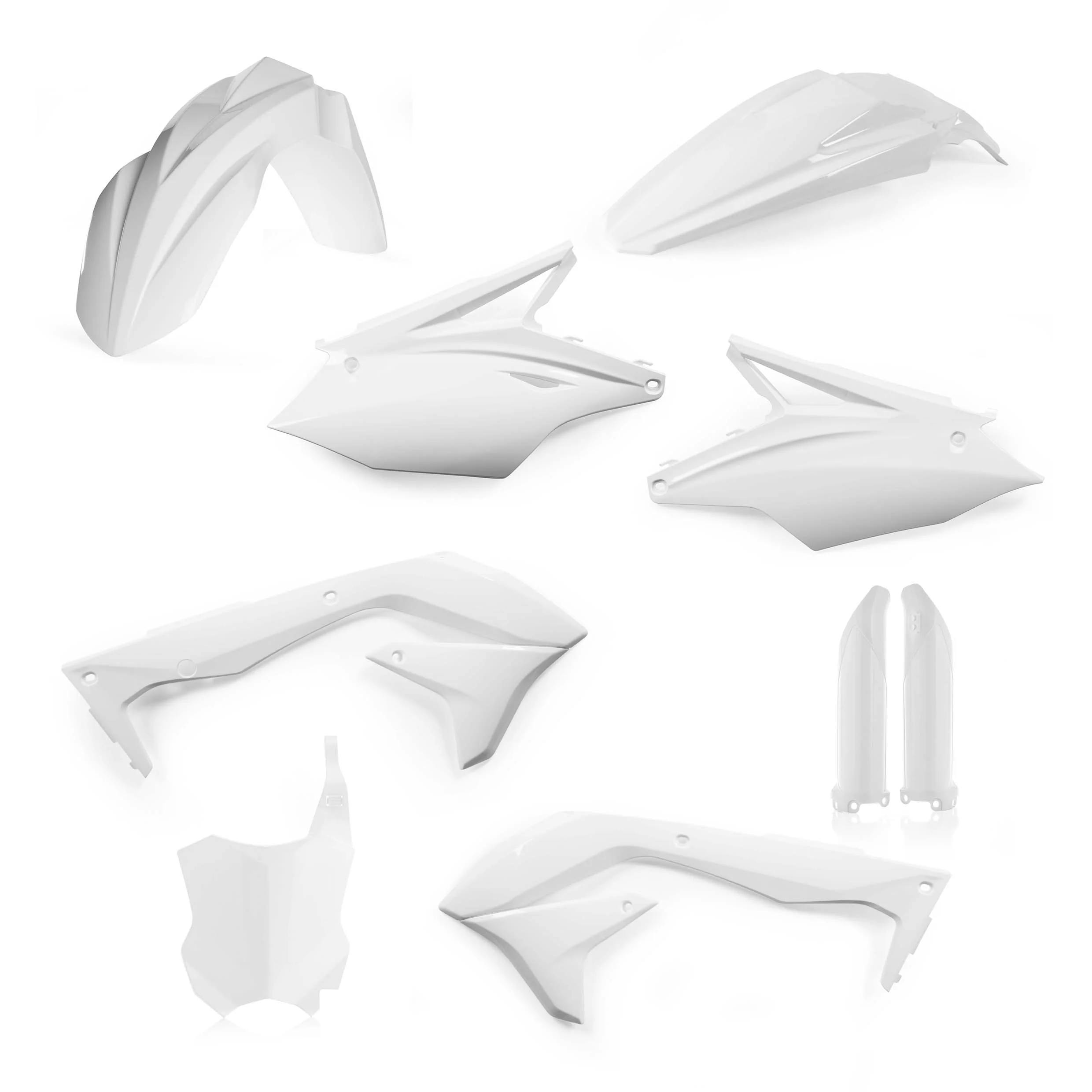 Acerbis Kawasaki Plastic Kit KX KXF - White - Image 3