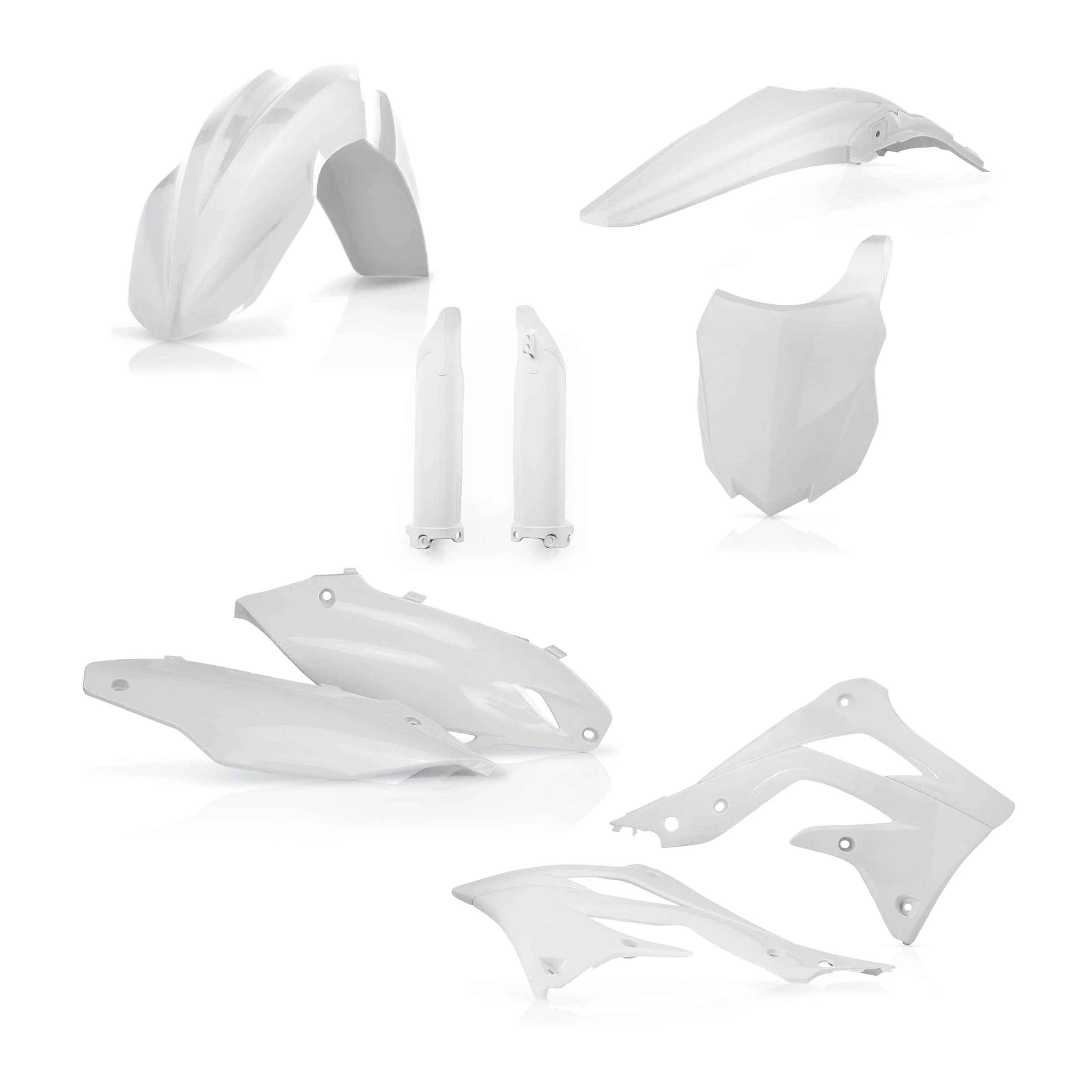 Acerbis Kawasaki Plastic Kit KX KXF - White - Image 5