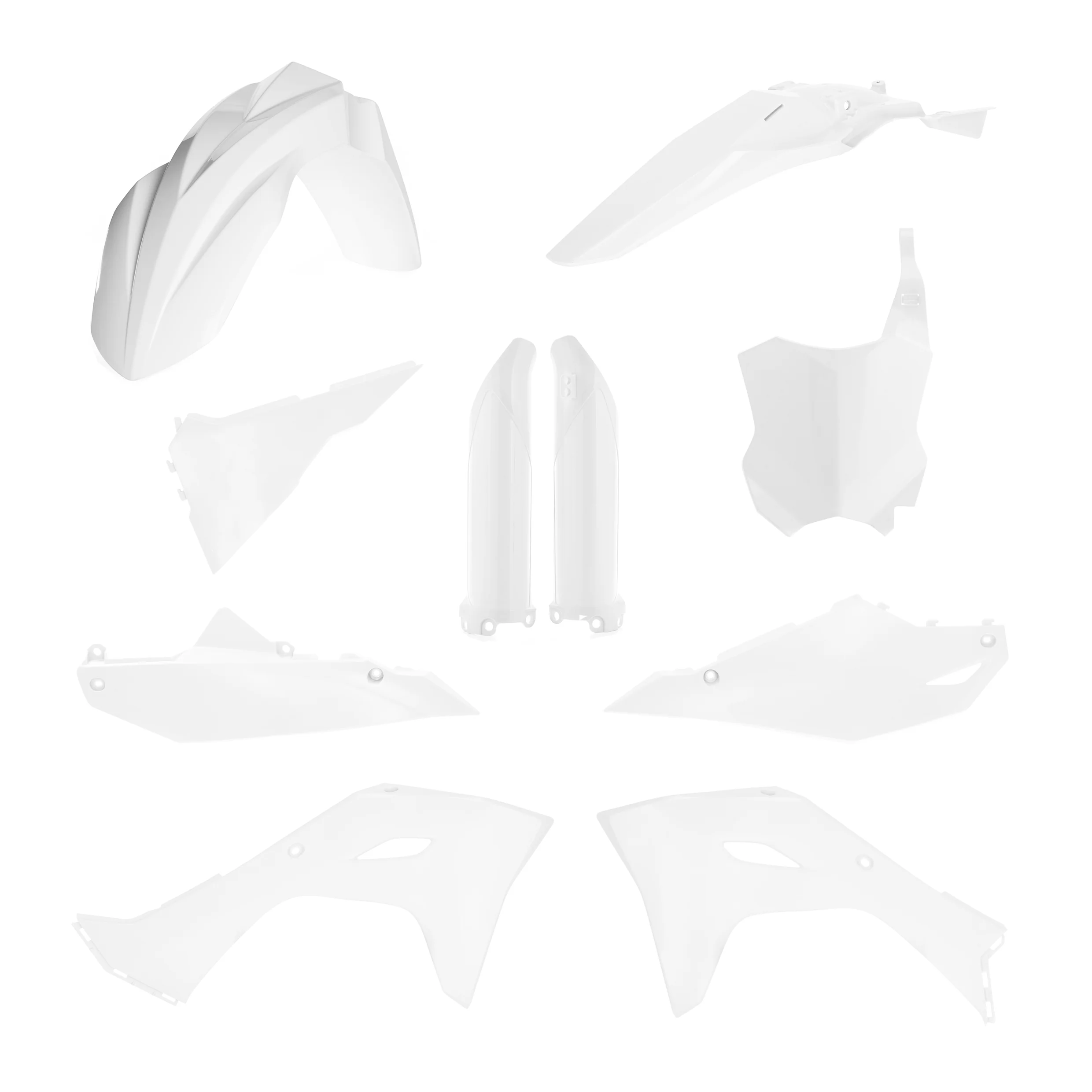Acerbis Kawasaki Plastic Kit KX KXF - White - Image 9