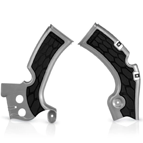 Acerbis Kawasaki X-Grip Frame Guards - Grey
