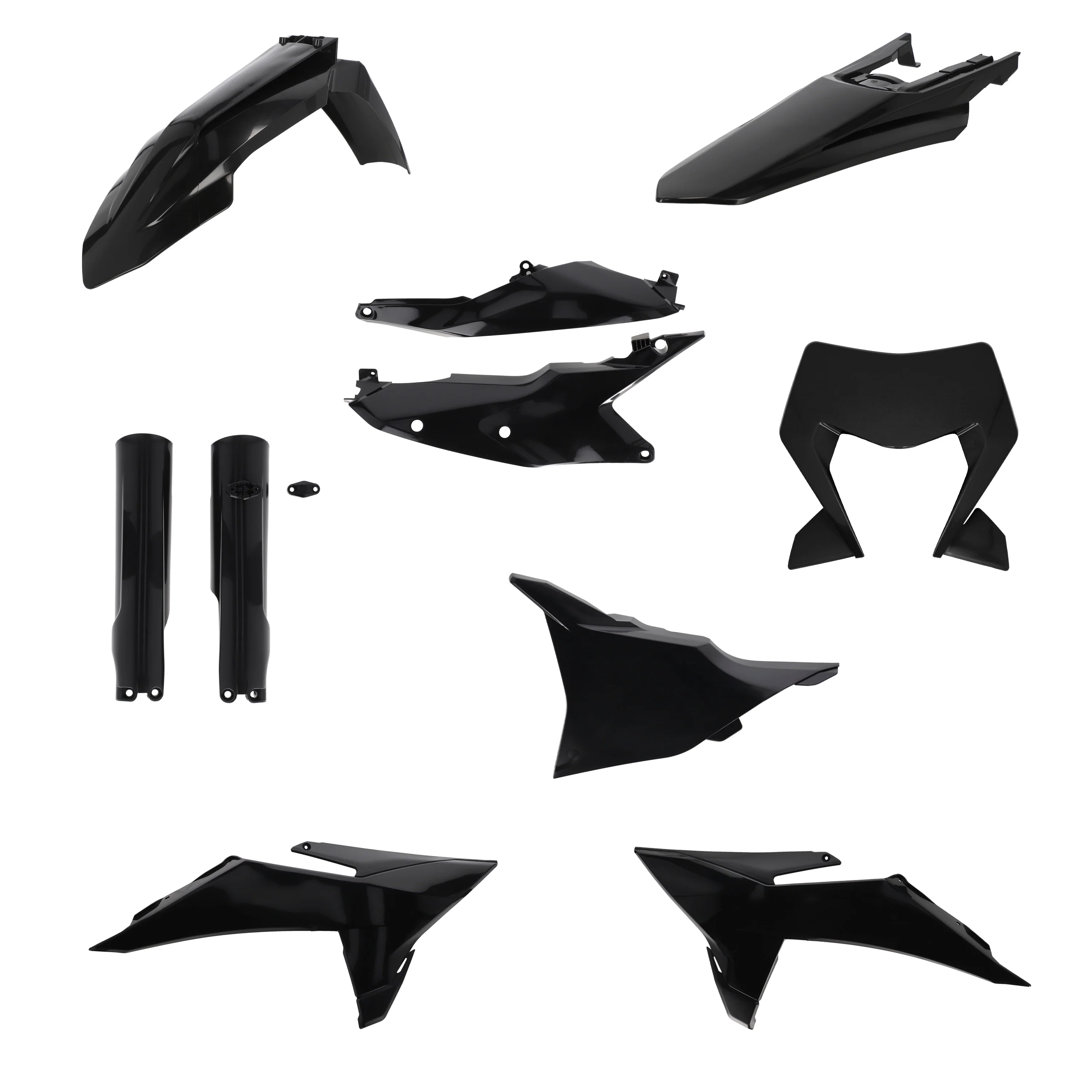 Acerbis KTM Plastic Kit EXC EXCF - Black - Image 5
