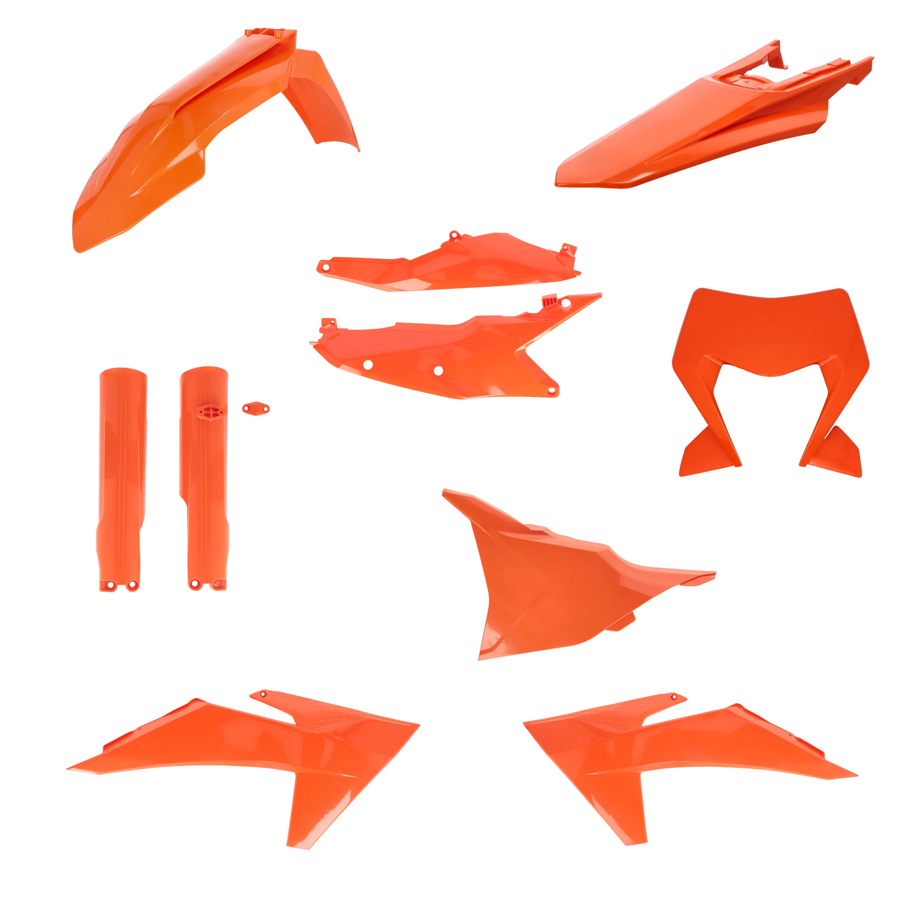 Acerbis KTM Plastic Kit EXC EXCF - Orange - Image 4