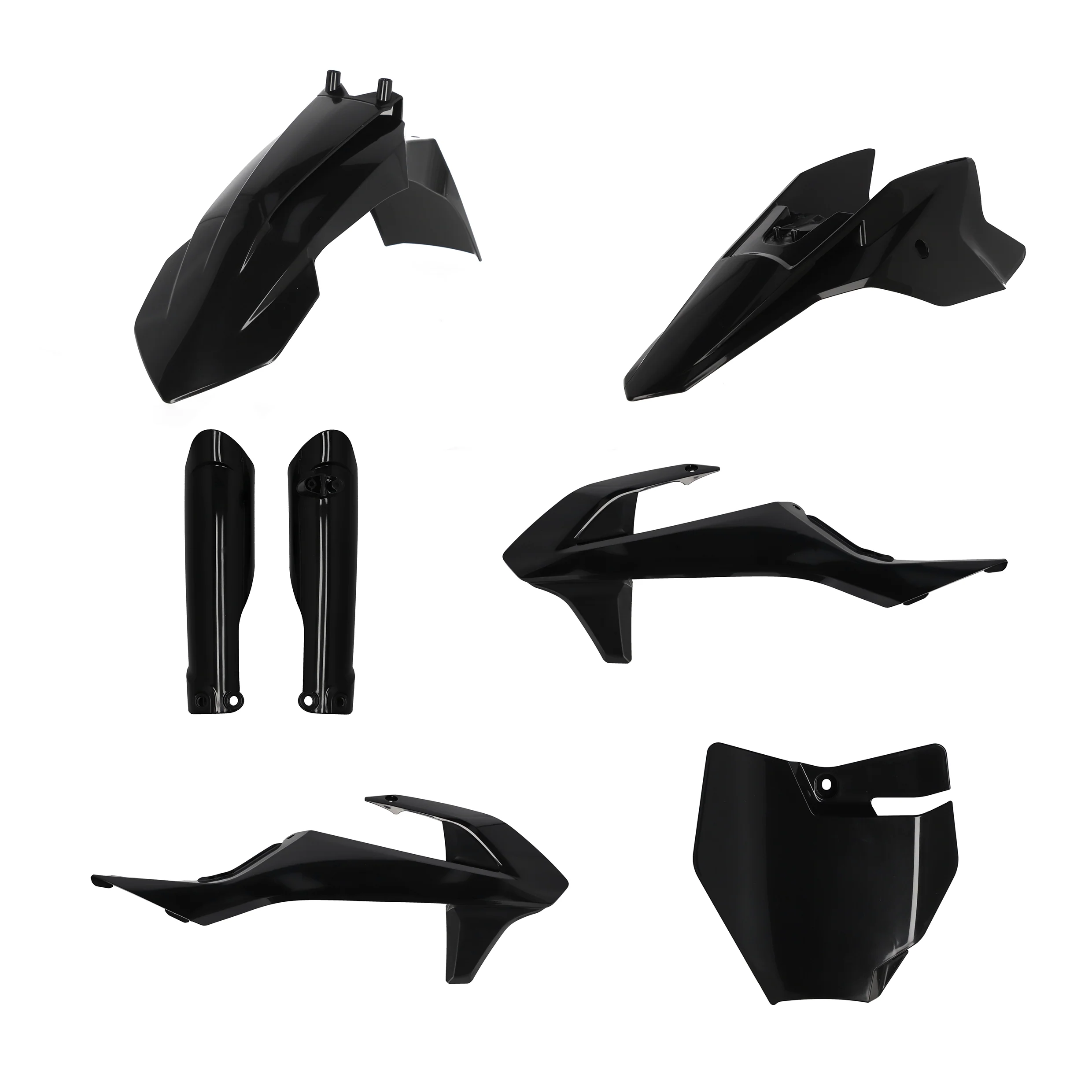 Acerbis Gas Gas Plastic Kit MC MCF - Black - Image 8