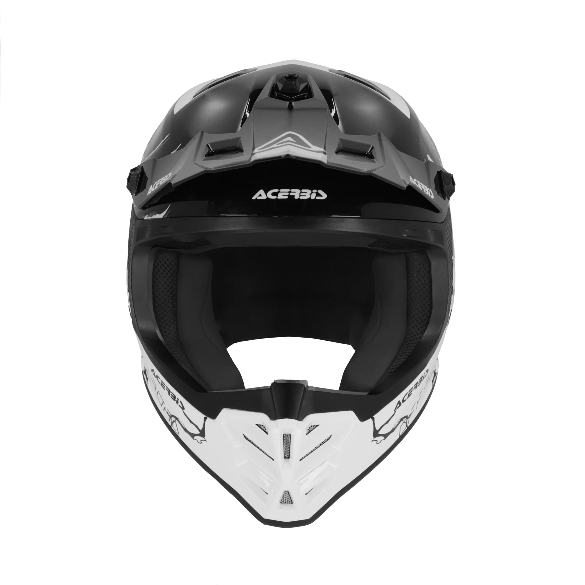 Acerbis Profile Kids Motocross Helmet - White Black - Image 4