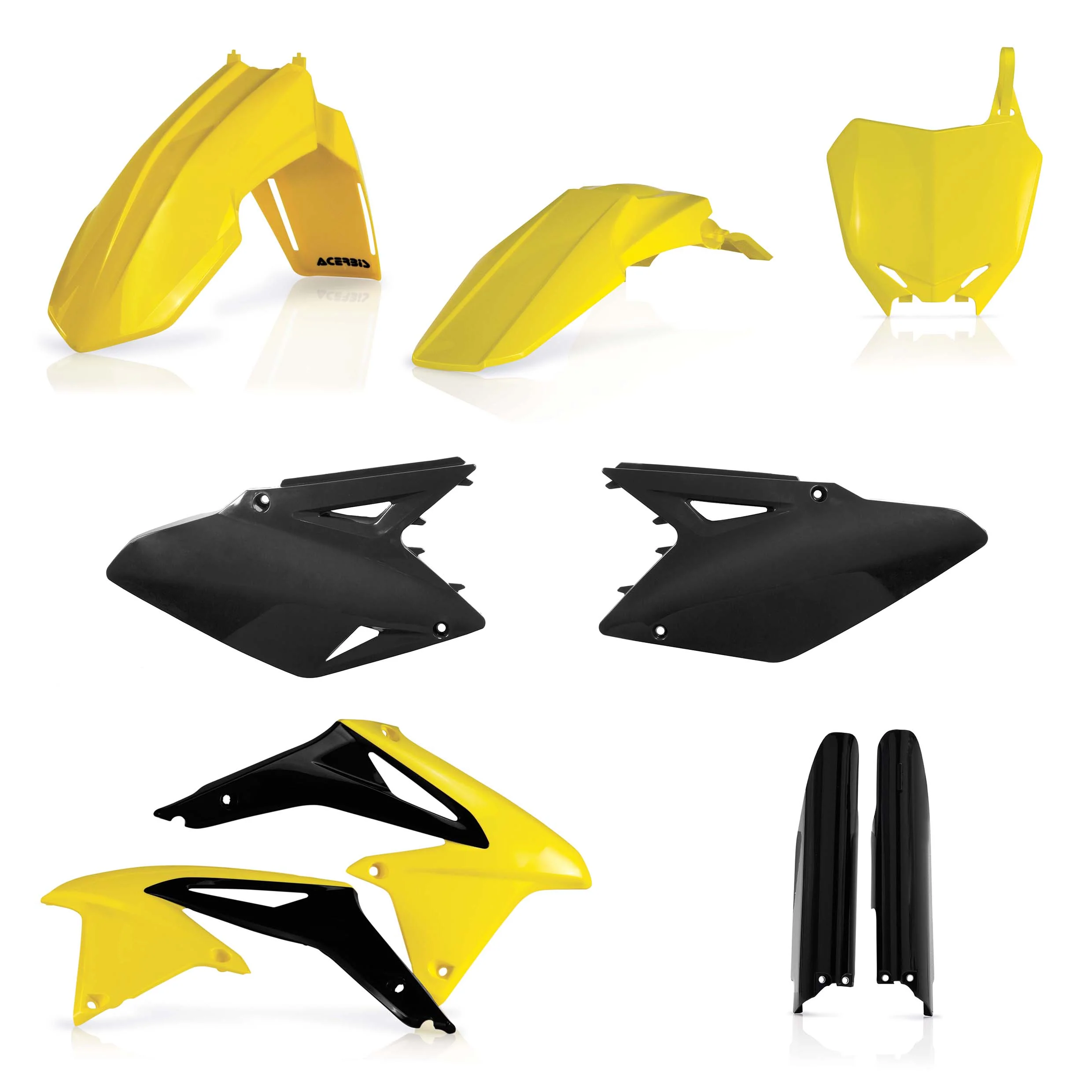 Acerbis Suzuki Plastics Kit RM RMZ - OEM - Image 12