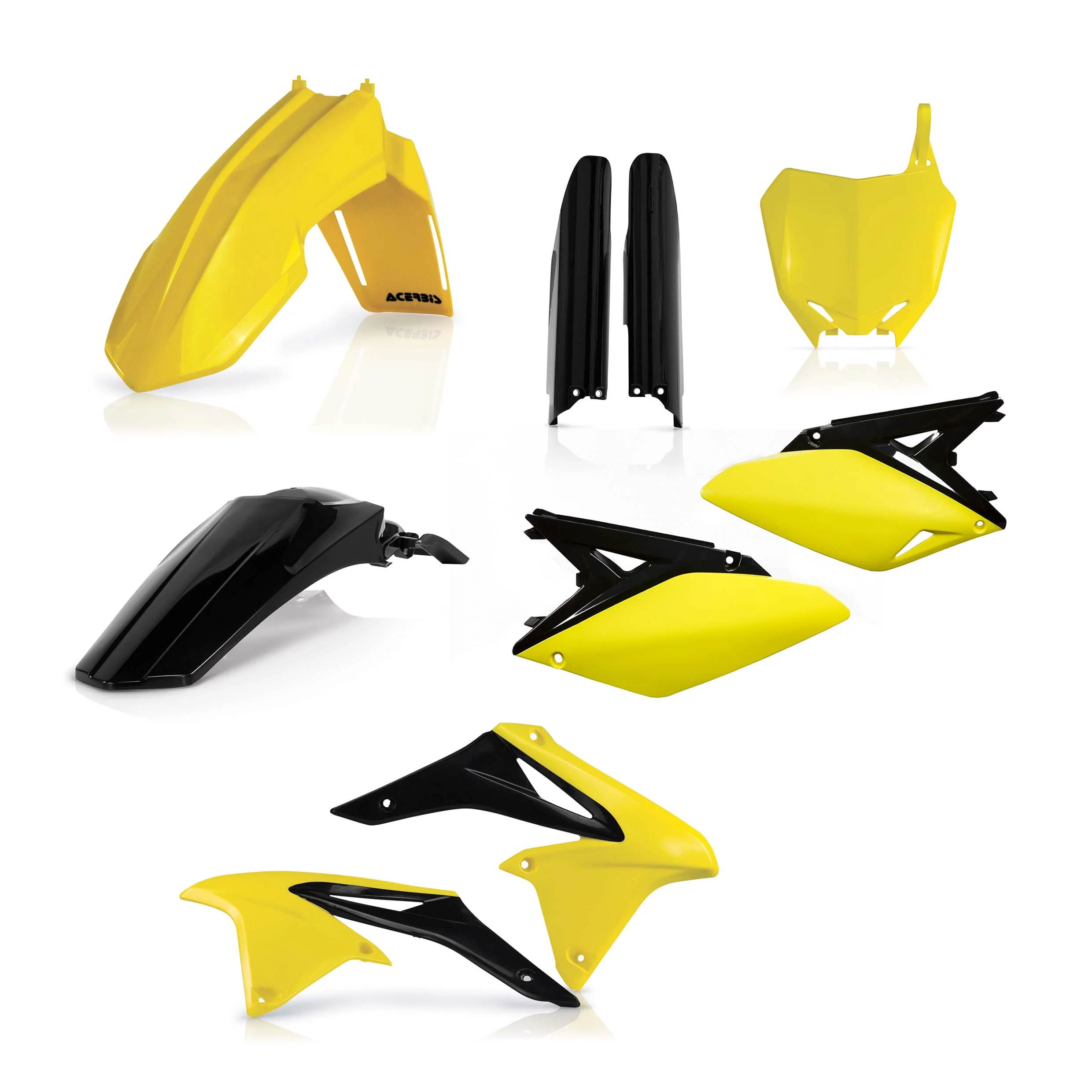 Acerbis Suzuki Plastics Kit RM RMZ - OEM - Image 8