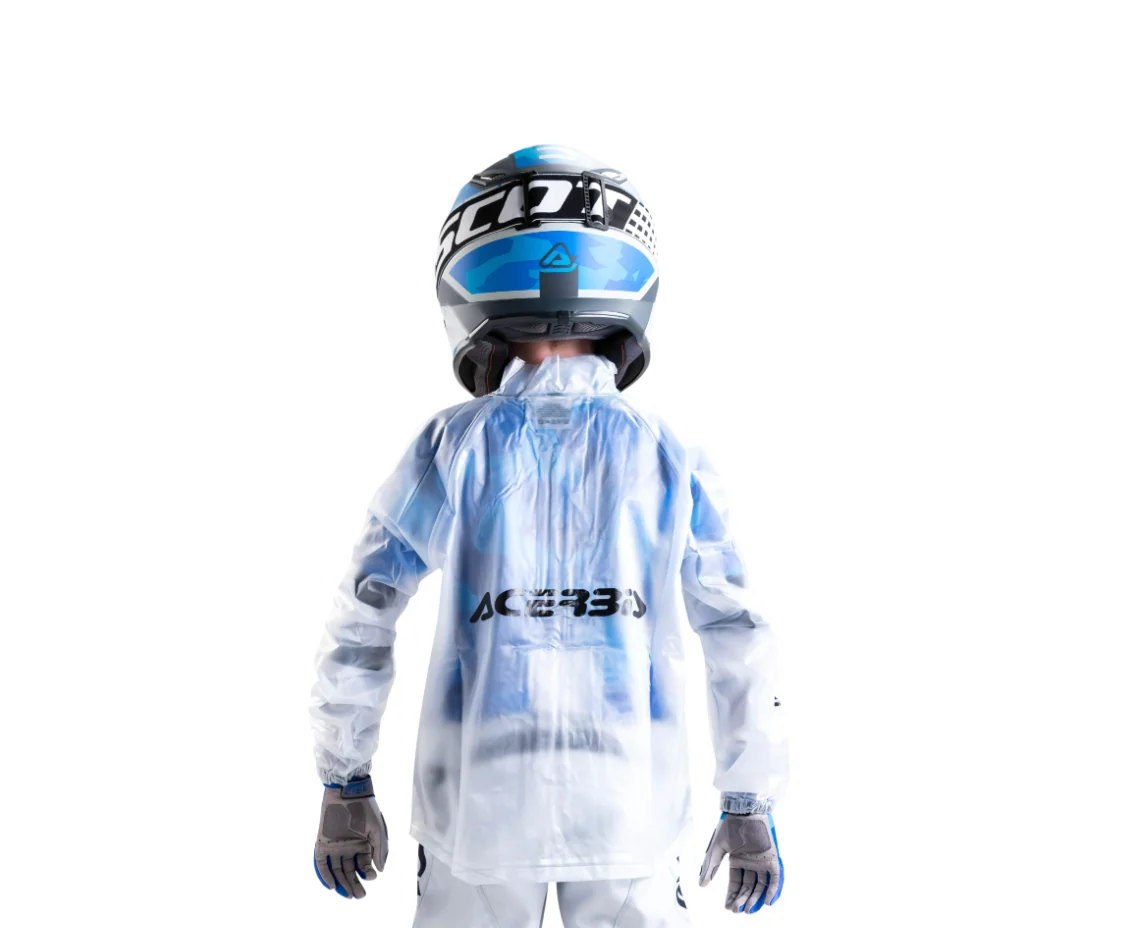 Acerbis Transparent 3.0 Kids Motocross Rain Jacket - Image 2
