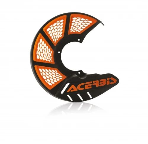 Acerbis X-Brake 245mm Vented Front Orange Black Disc Guard - Cover Only
