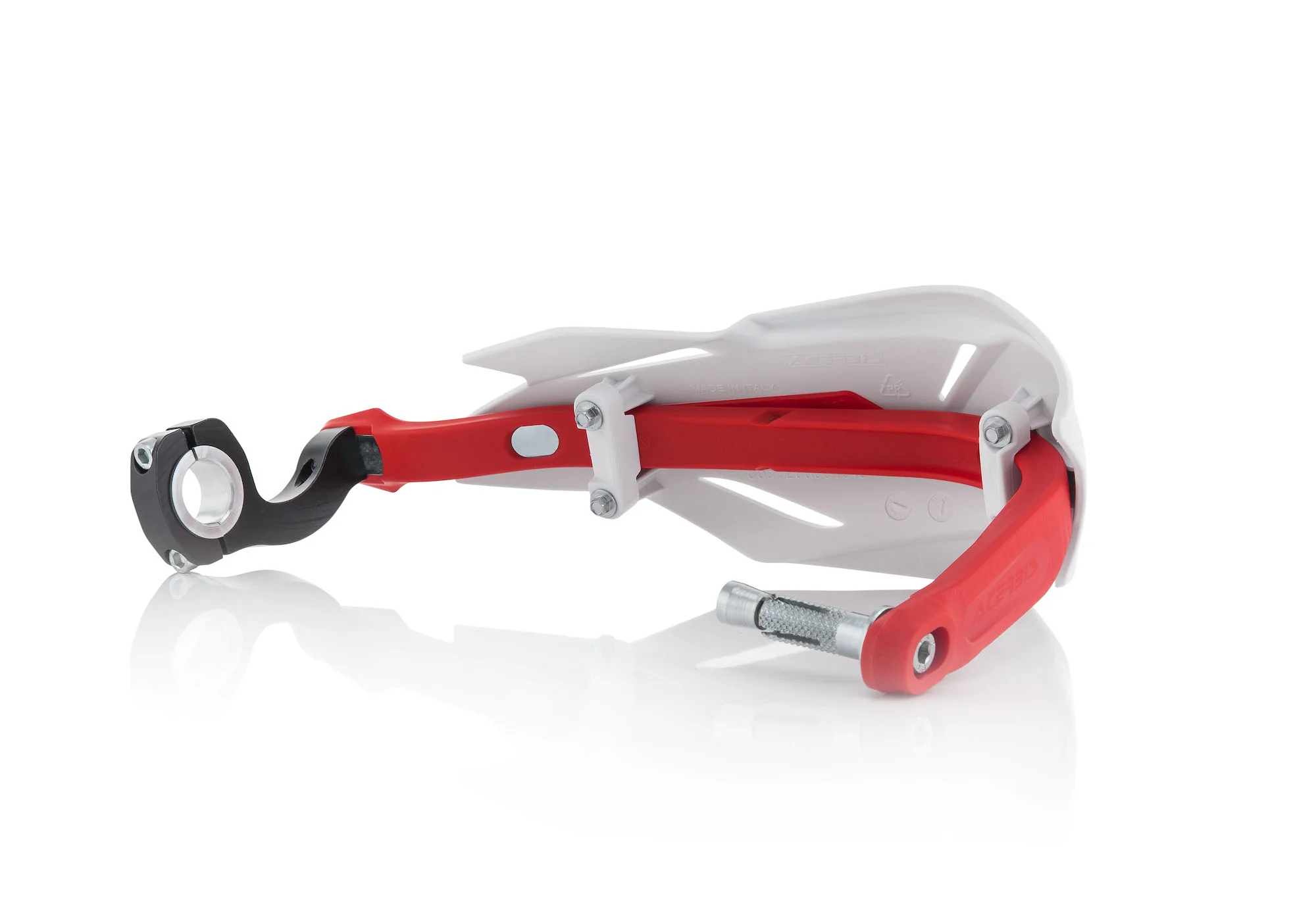Acerbis X Factory Handguards White Red - Image 3