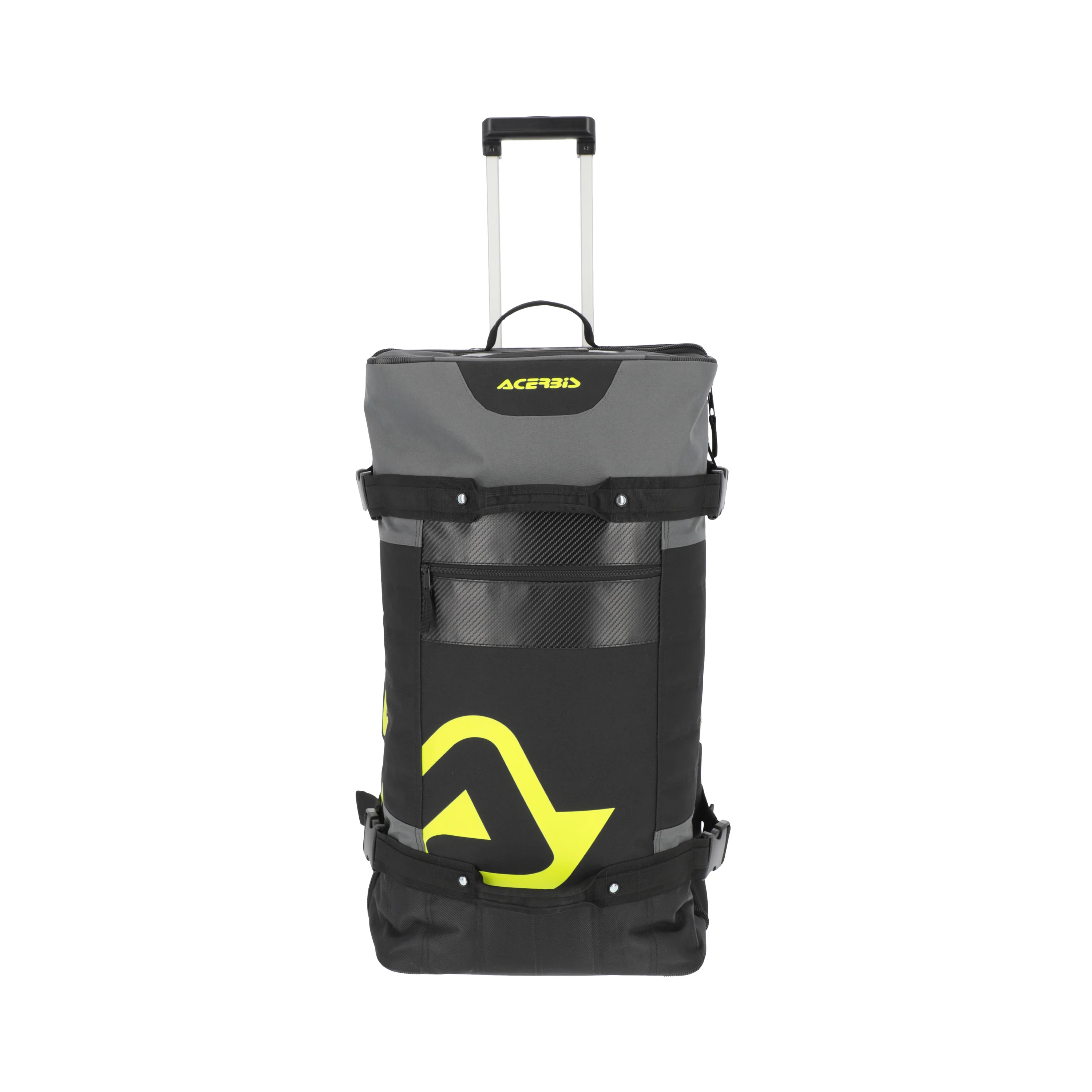 Acerbis X-Trip Logo 105L Wheeled Bag Black Yellow - Image 2