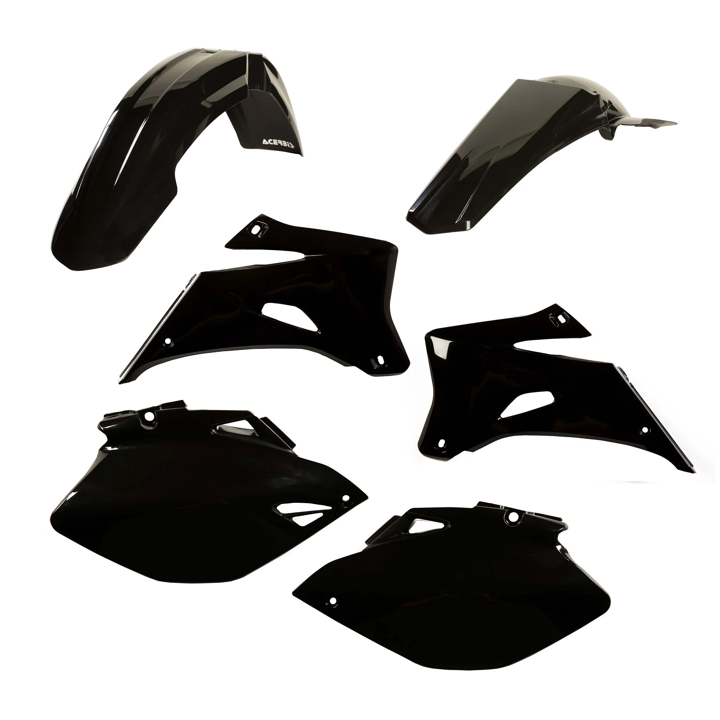 Acerbis Yamaha Plastics Kit YZ YZF - Black - Image 4