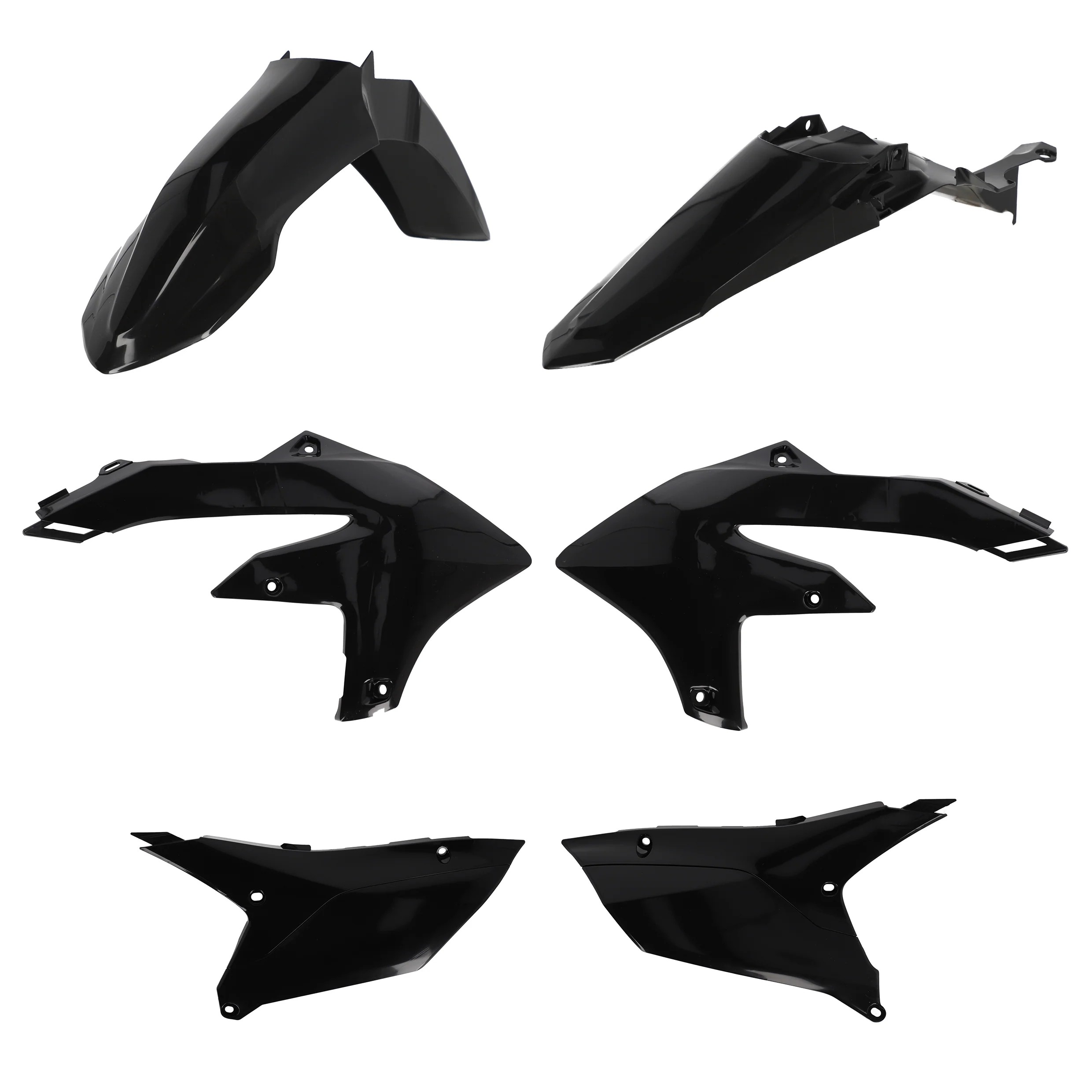 Acerbis Yamaha Plastics Kit YZ YZF - Black - Image 7