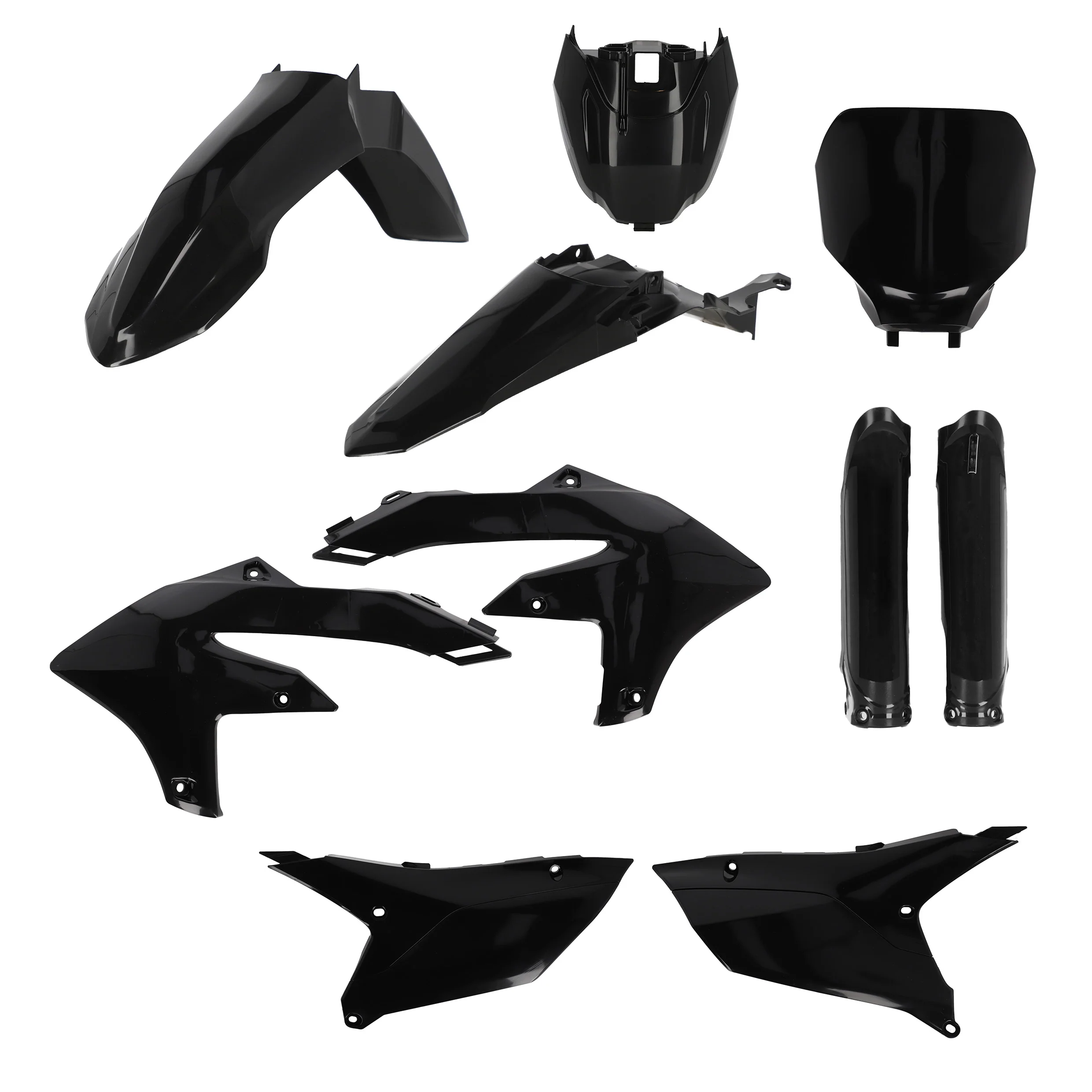 Acerbis Yamaha Plastics Kit YZ YZF - Black - Image 8
