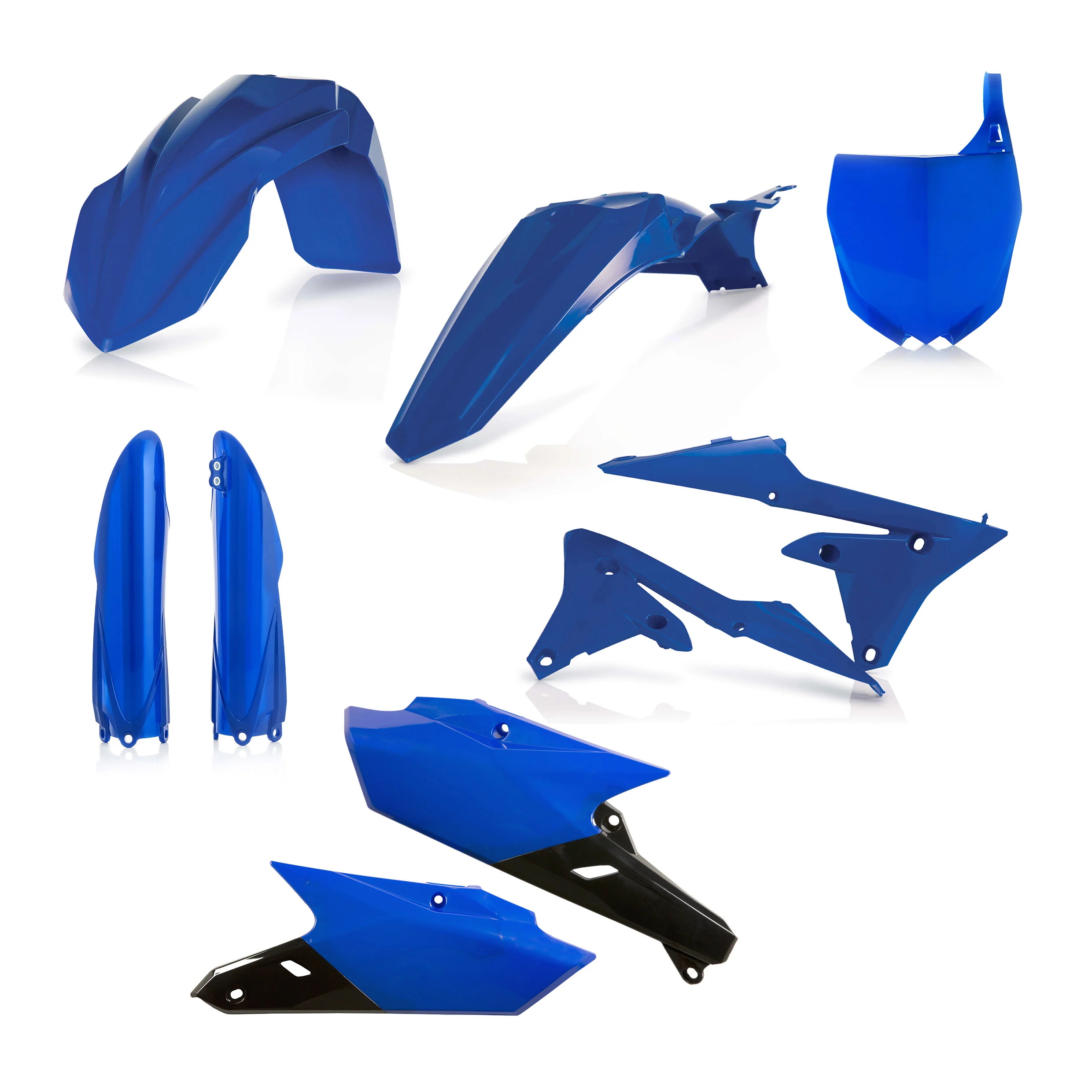 Acerbis Yamaha Plastics Kit YZ YZF - Blue - Image 3