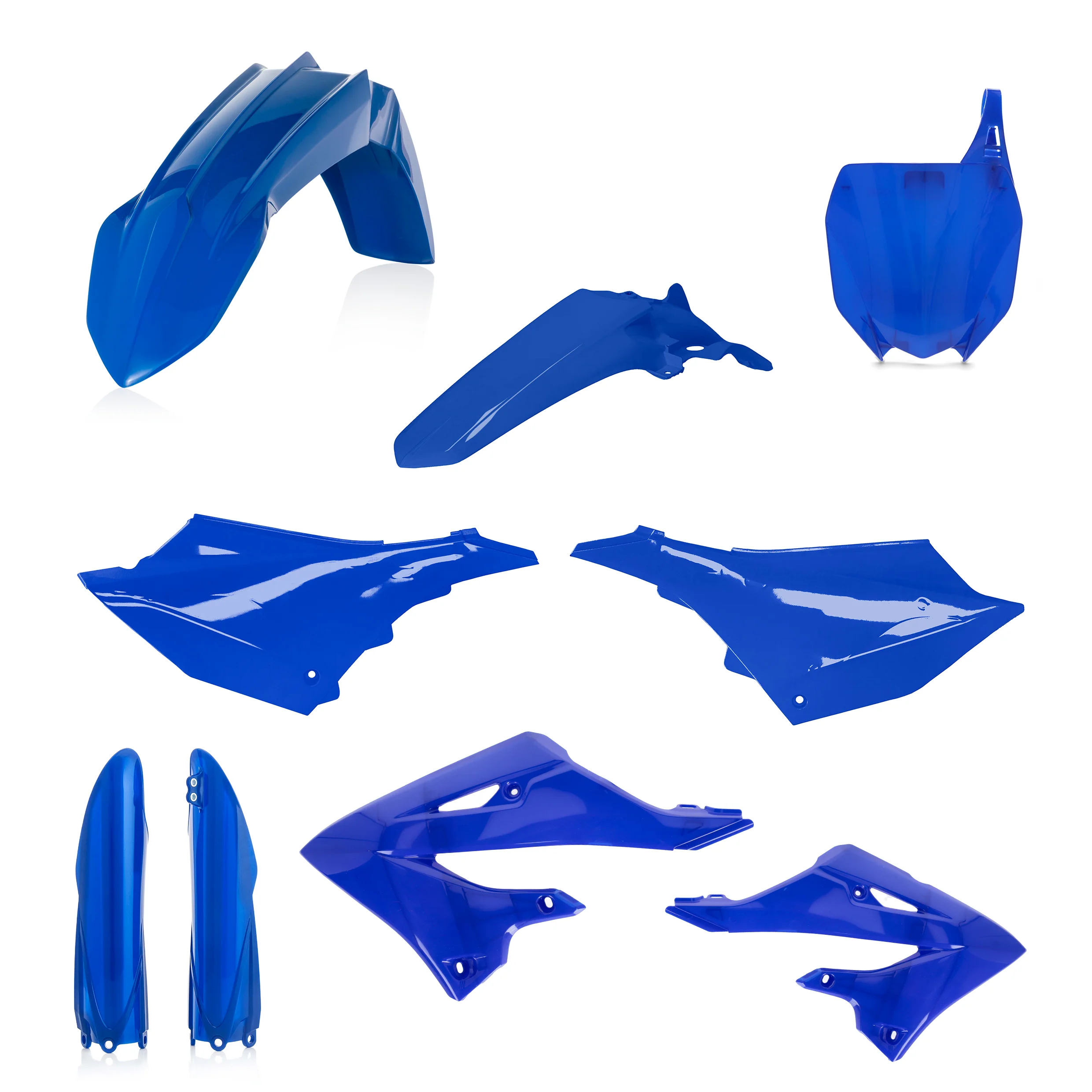 Acerbis Yamaha Plastics Kit YZ YZF - Blue - Image 8