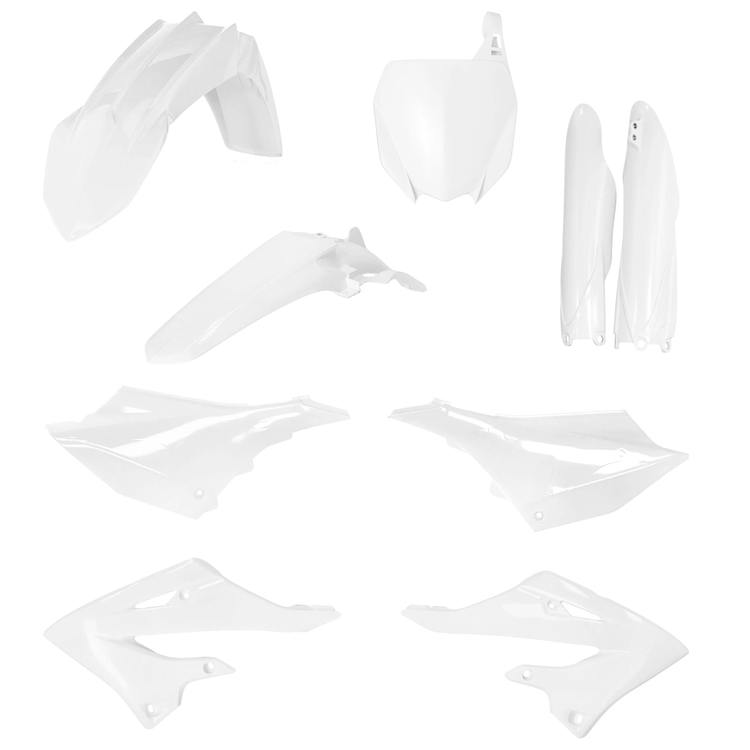 Acerbis Yamaha Plastics Kit YZ YZF - White - Image 3