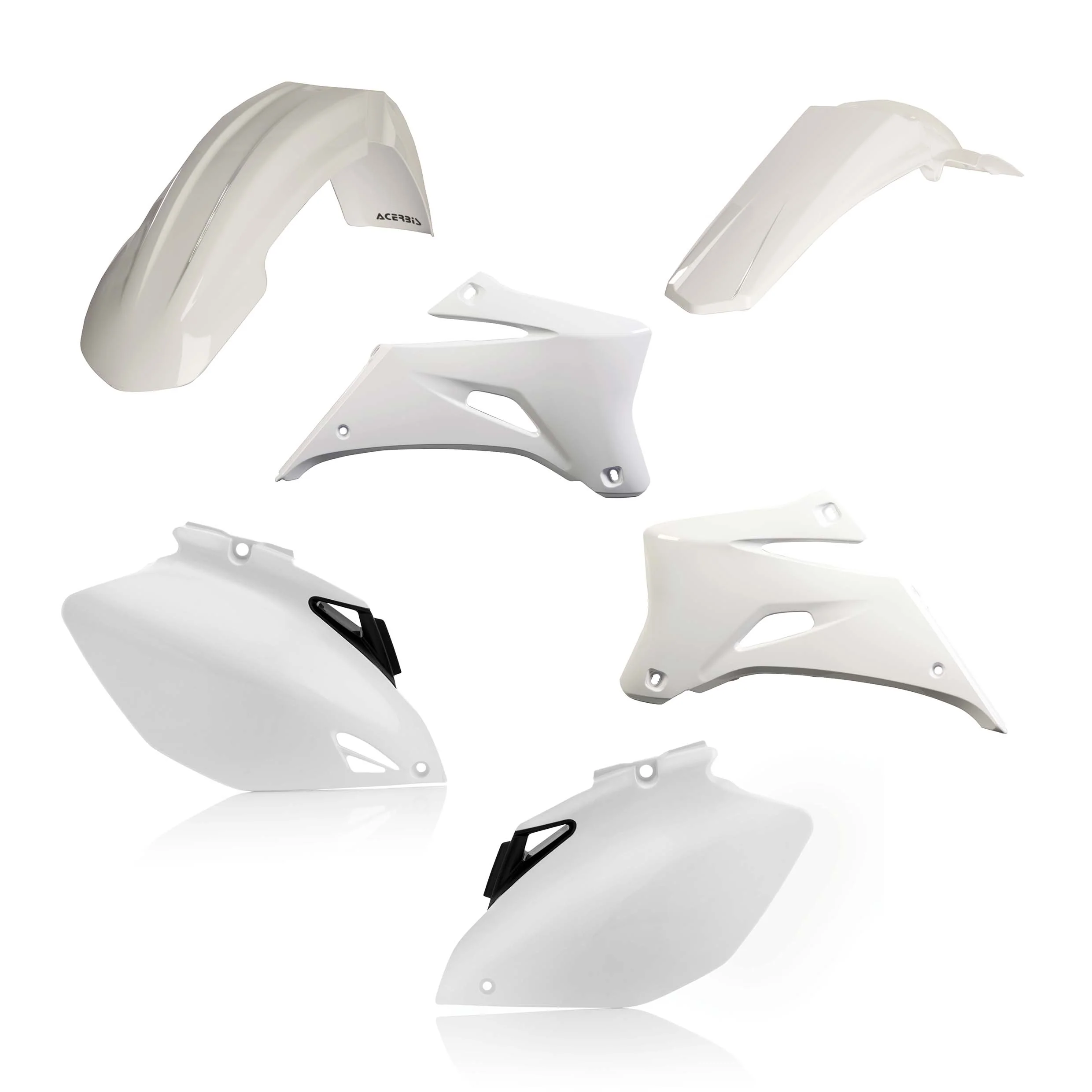 Acerbis Yamaha Plastics Kit YZ YZF - White - Image 4