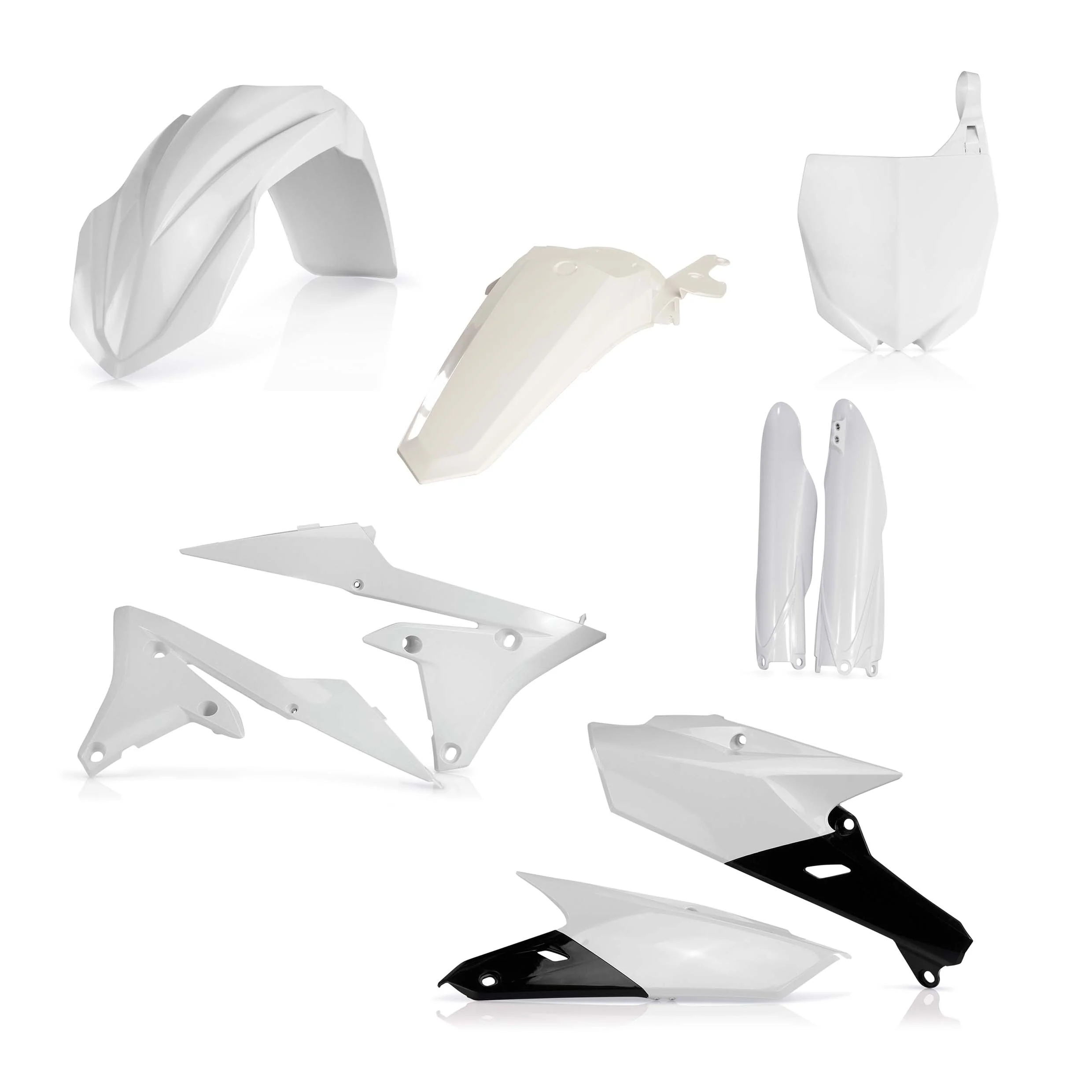 Acerbis Yamaha Plastics Kit YZ YZF - White - Image 6