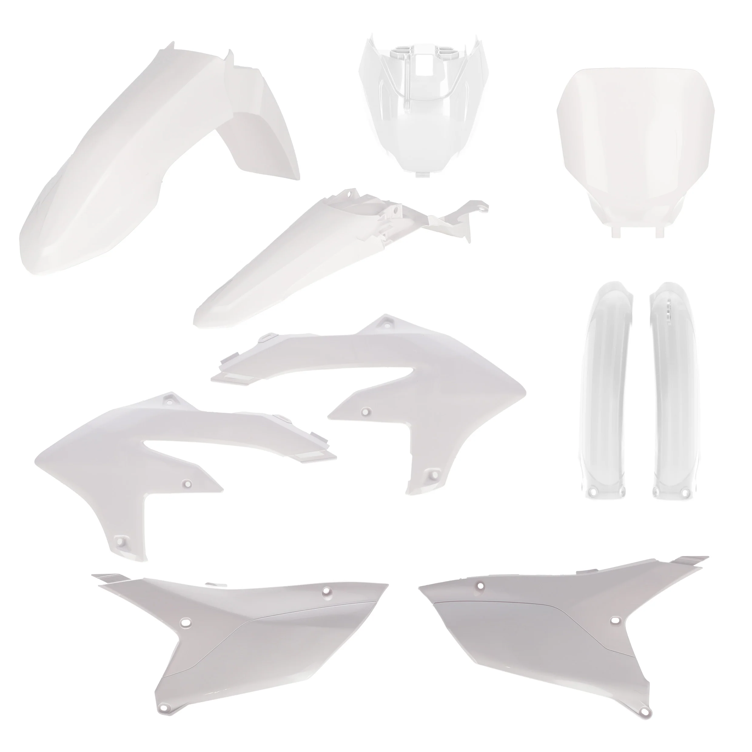 Acerbis Yamaha Plastics Kit YZ YZF - White - Image 8