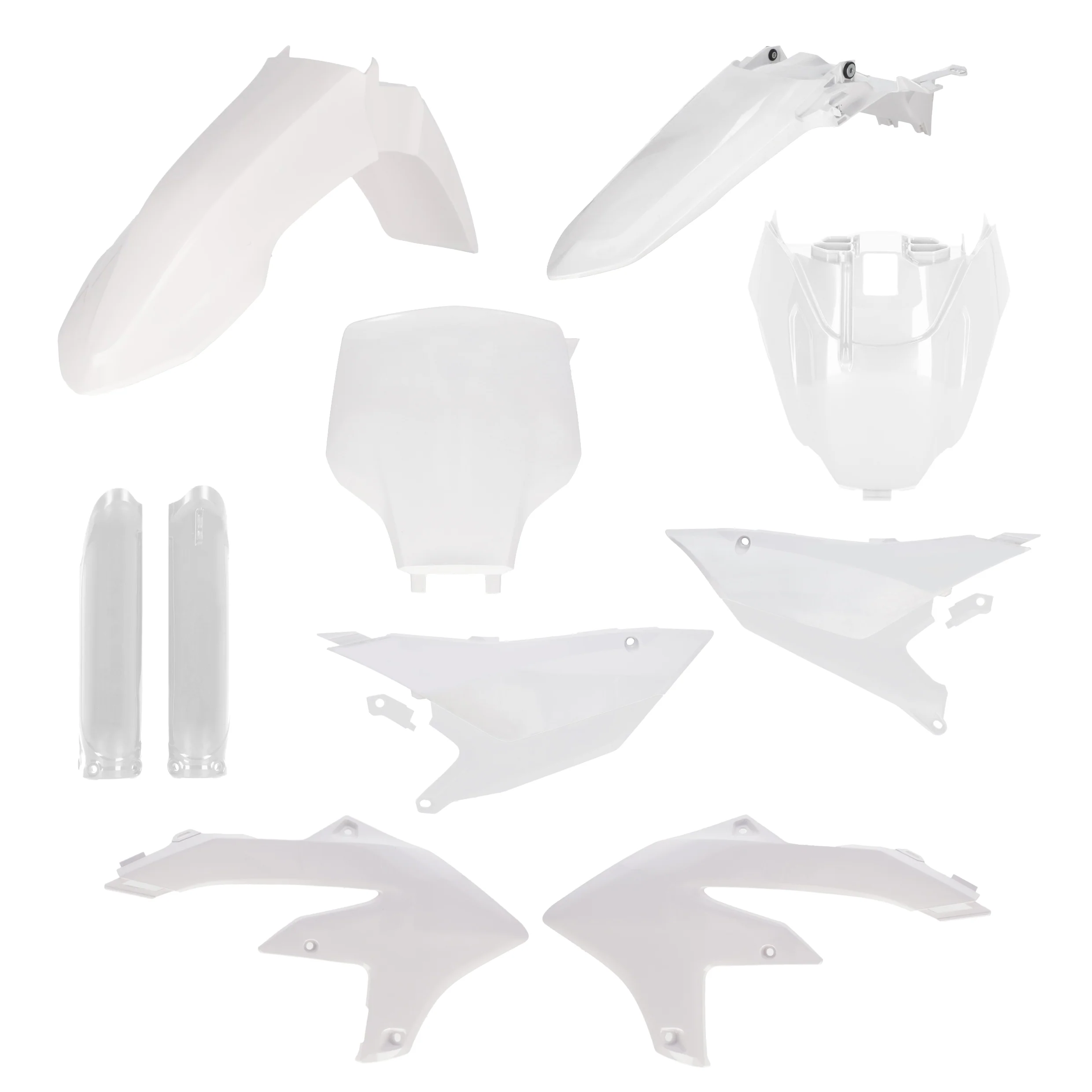 Acerbis Yamaha Plastics Kit YZ YZF - White - Image 9