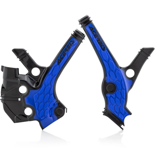 Acerbis Yamaha X-Grip Frame Black Blue Guards