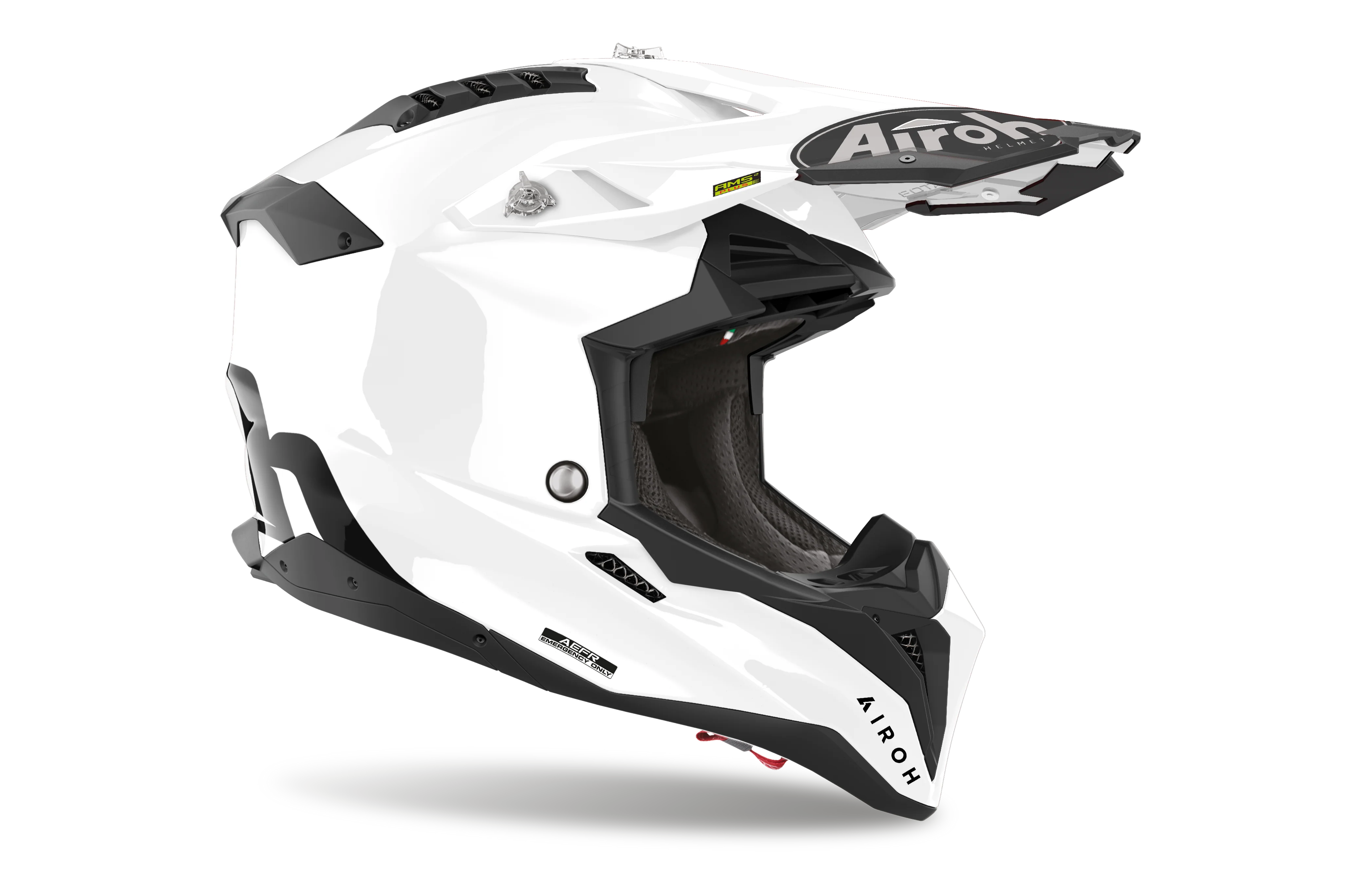 Airoh Aviator 3 Helmet Gloss White - Image 3