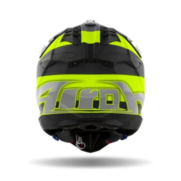 Airoh Aviator 3 Monarch Yellow Matt MX Helmet - Image 3