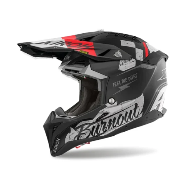 Airoh Aviator 3 Monarch Burnout Matt MX Helmet - Image 2