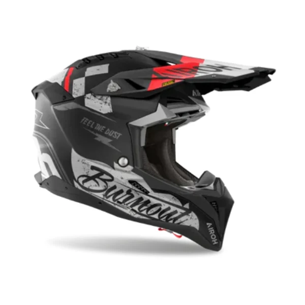 Airoh Aviator 3 Monarch Burnout Matt MX Helmet - Image 4