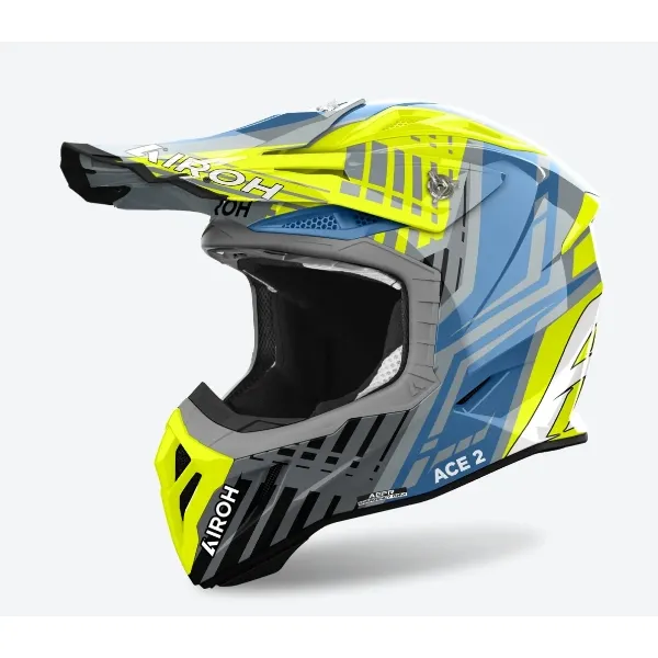 Airoh Aviator Ace 2 Proud Yellow Gloss Helmet - Image 2