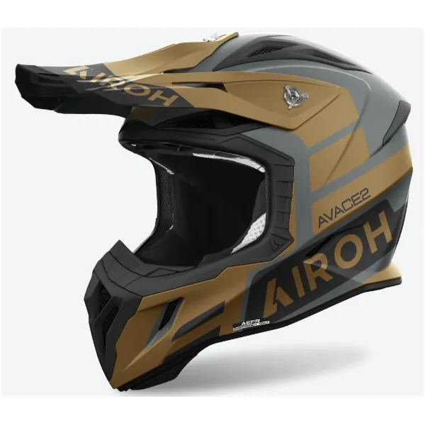 Airoh Aviator Ace 2 Sake Gold Matt Helmet - Image 2